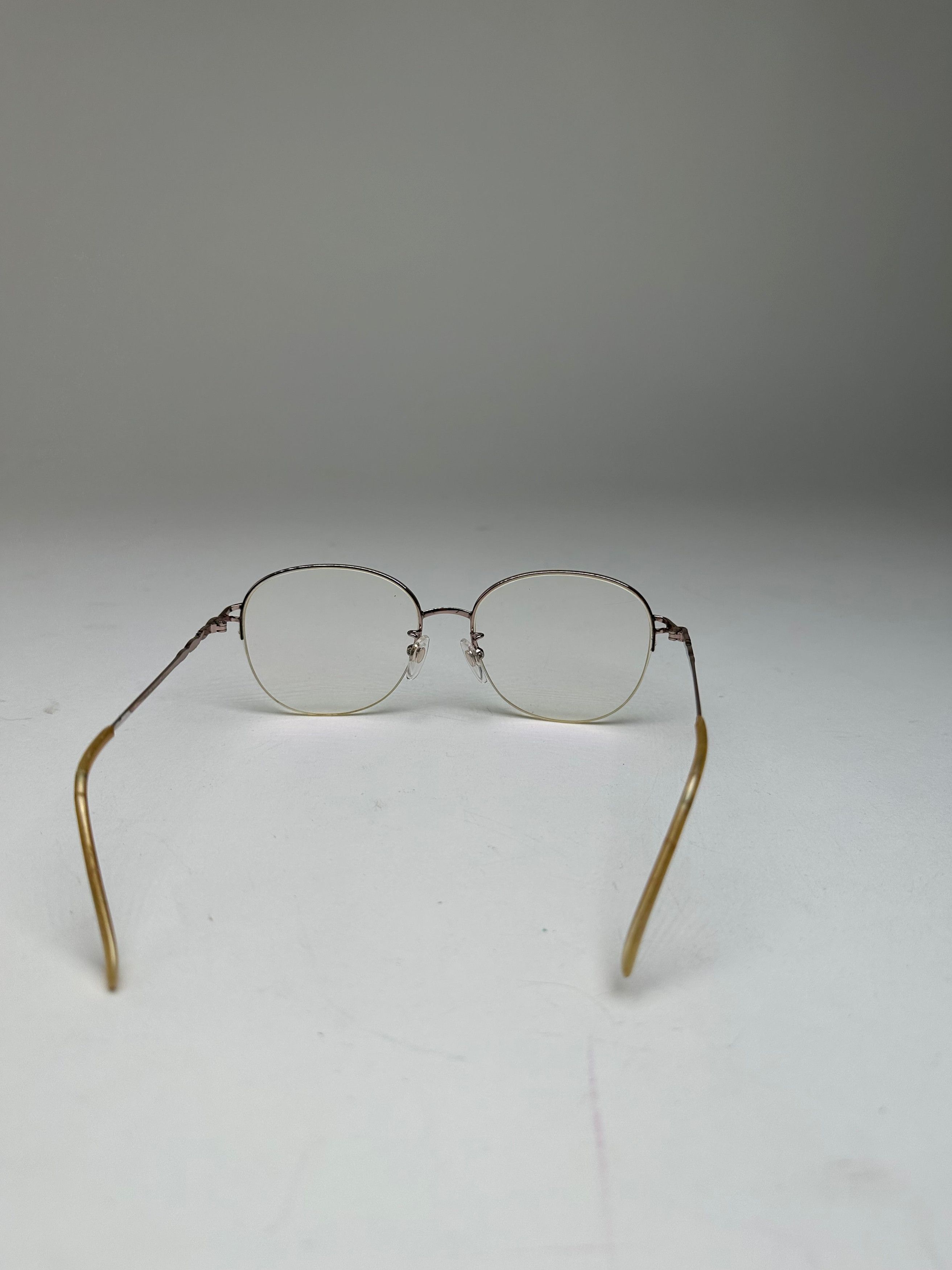 Other Vintage Semi-Rimless Titanium Eyeglasses Rose Gold Size ONE SIZE - 6 Thumbnail