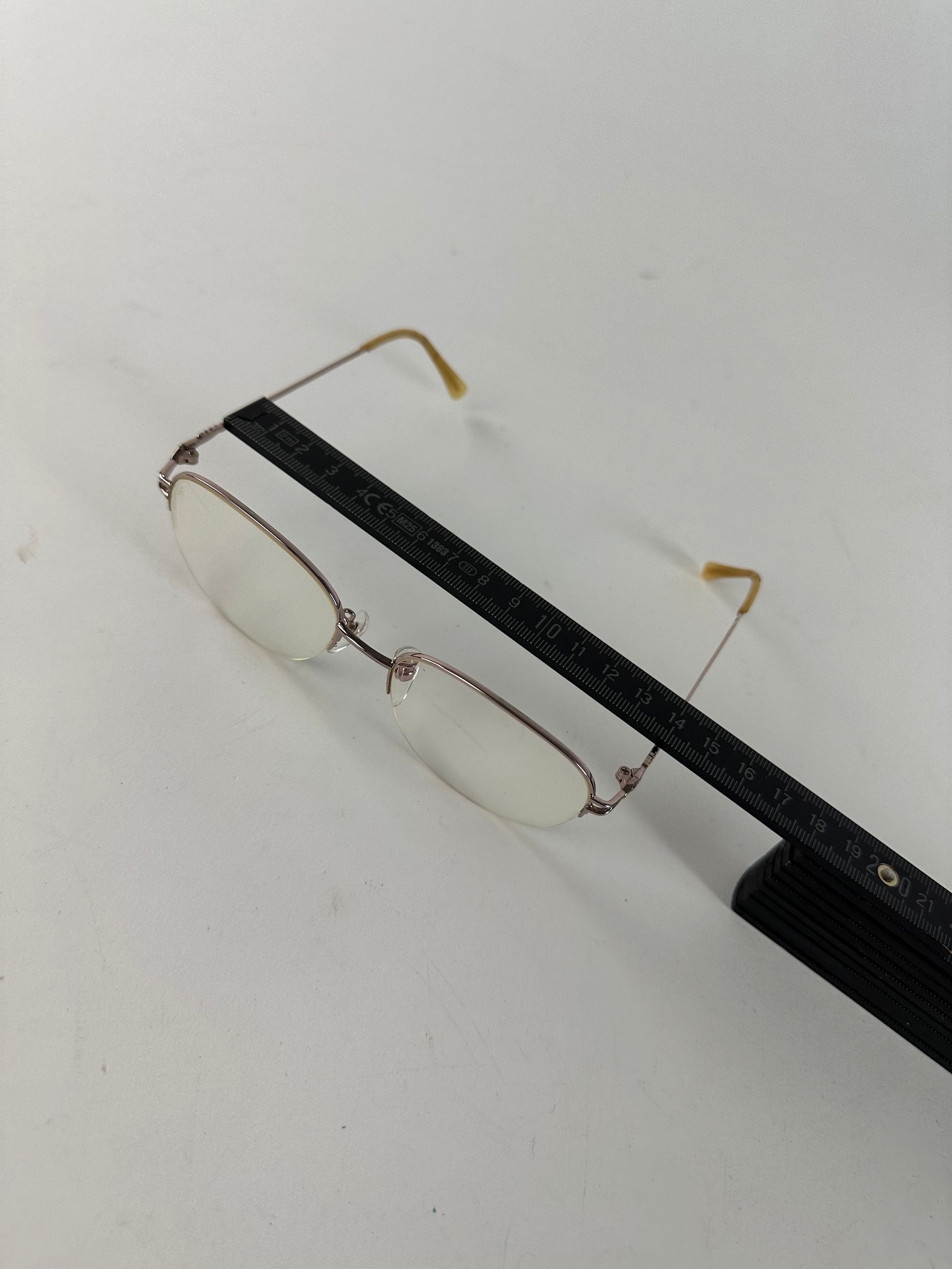 Other Vintage Semi-Rimless Titanium Eyeglasses Rose Gold Size ONE SIZE - 7 Thumbnail