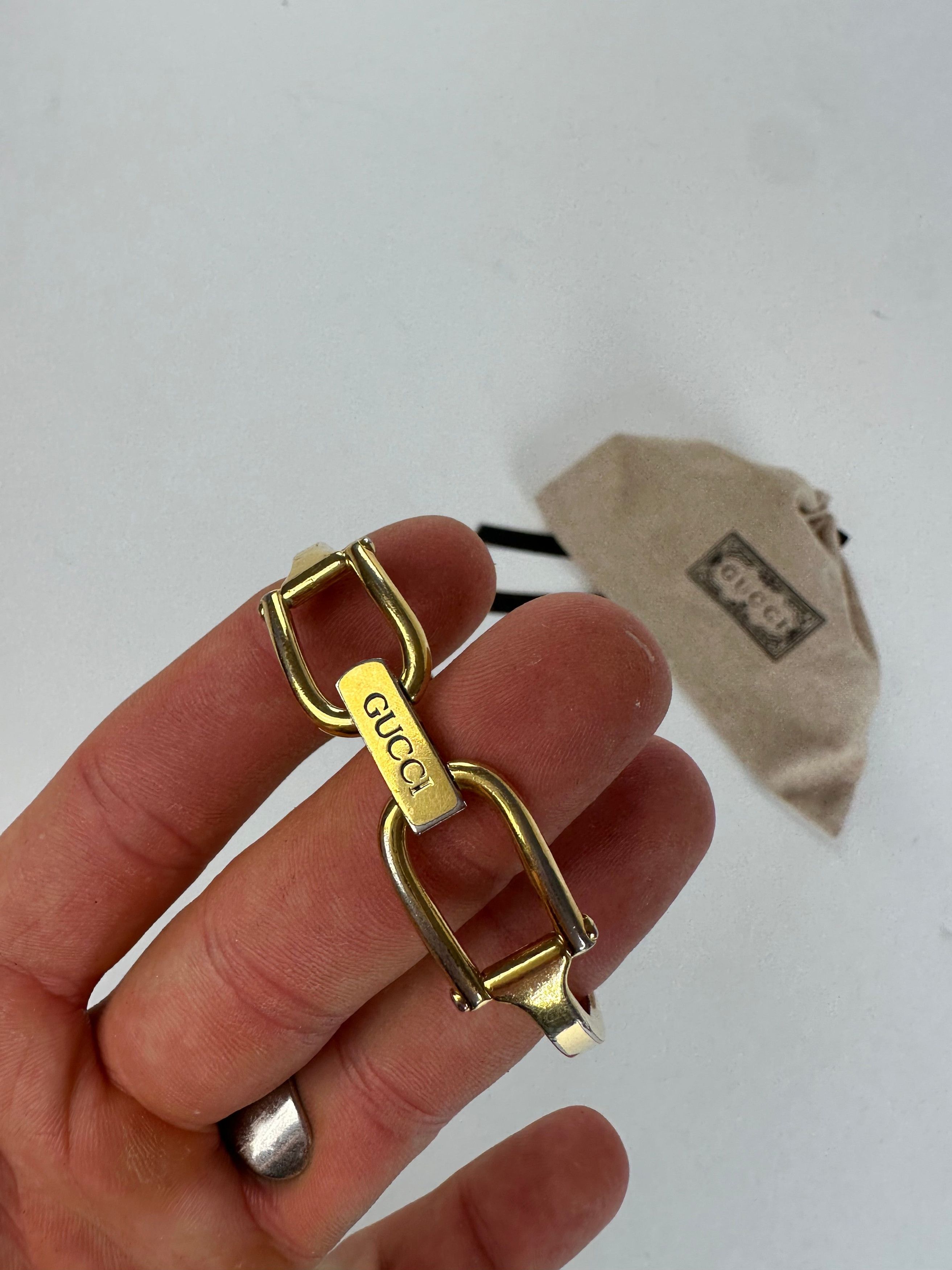 Gucci Vintage 1500 Bangle Watch Gold Size ONE SIZE - 3 Thumbnail