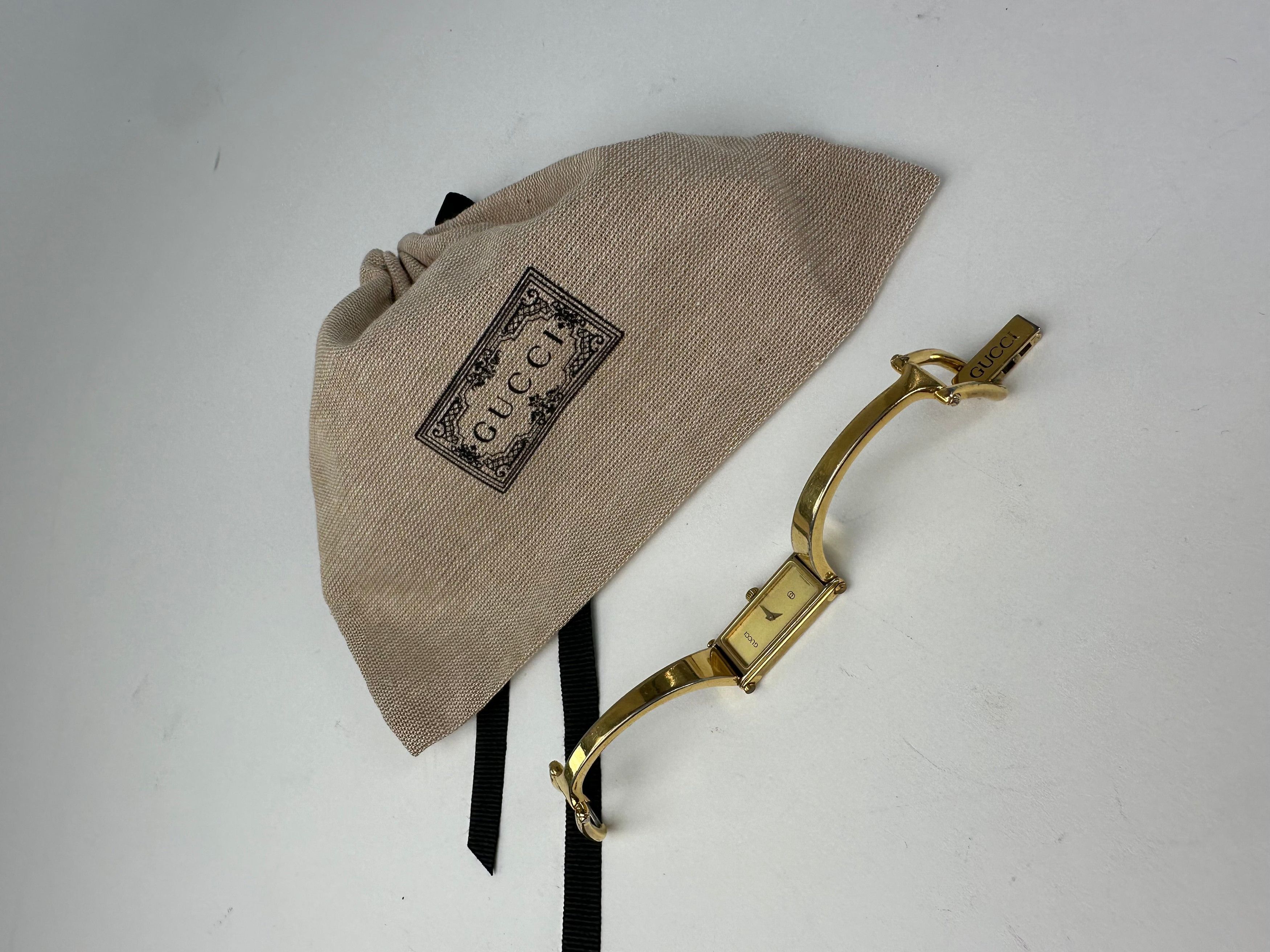 Gucci Vintage 1500 Bangle Watch Gold Size ONE SIZE - 6 Thumbnail