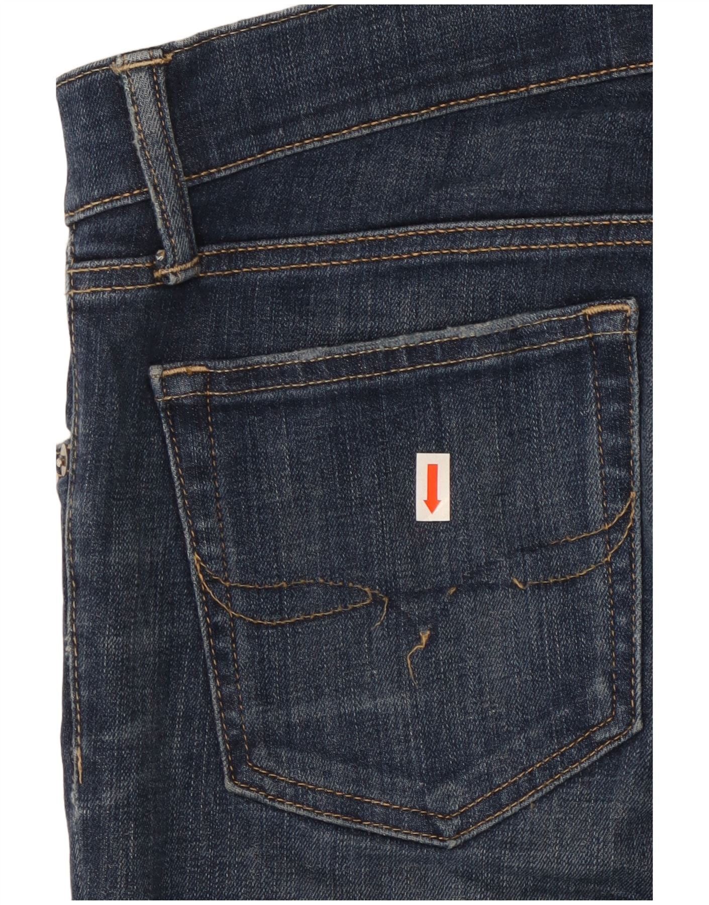 Polo Ralph Lauren Womens Tompkins Skinny Jeans W28 L30 Navy Blue Cotton Size 24" / US 00 / IT 34 - 3 Thumbnail