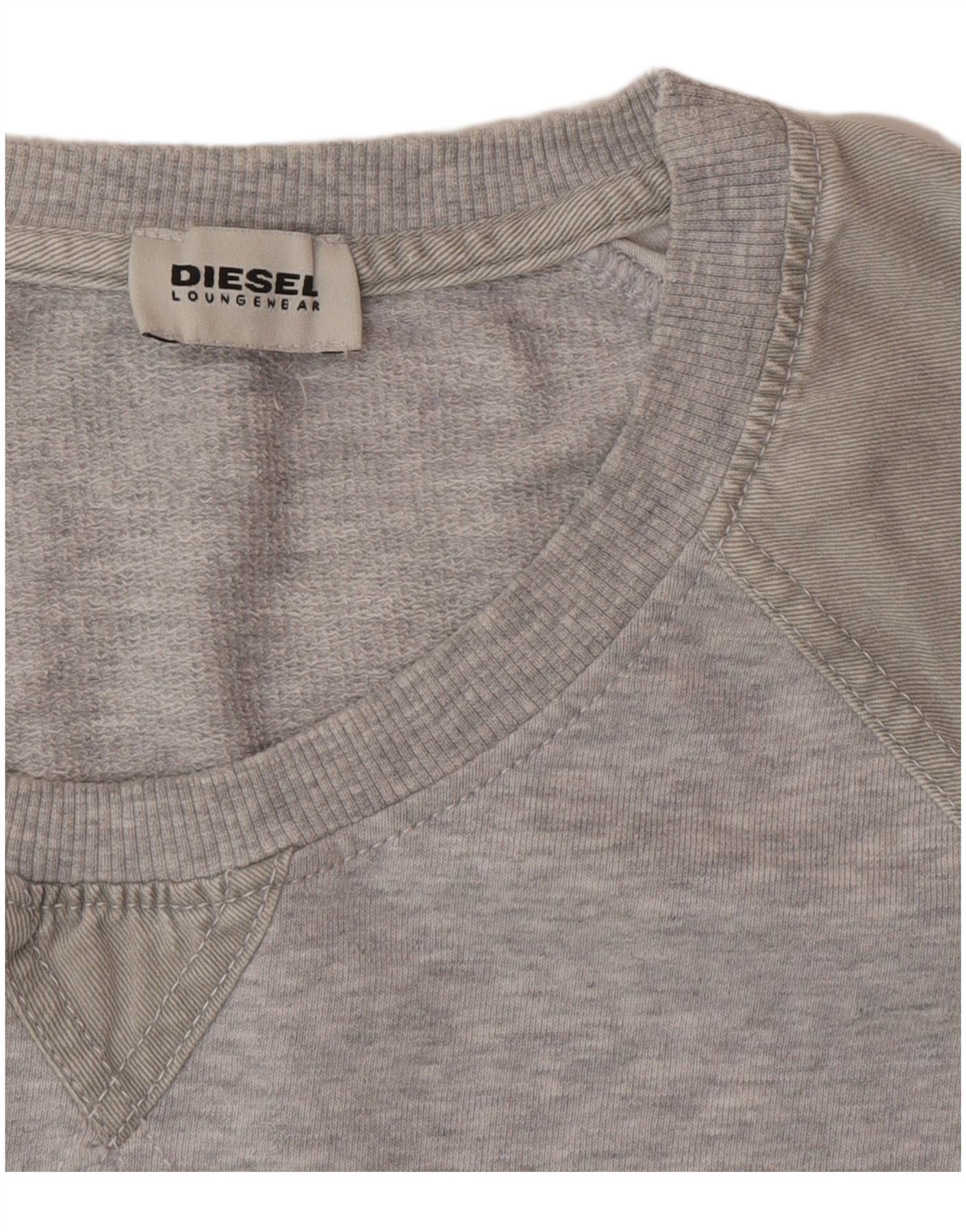 Diesel Mens Sweatshirt Jumper Large Grey Size US XL / EU 56 / 4 - 3 Thumbnail