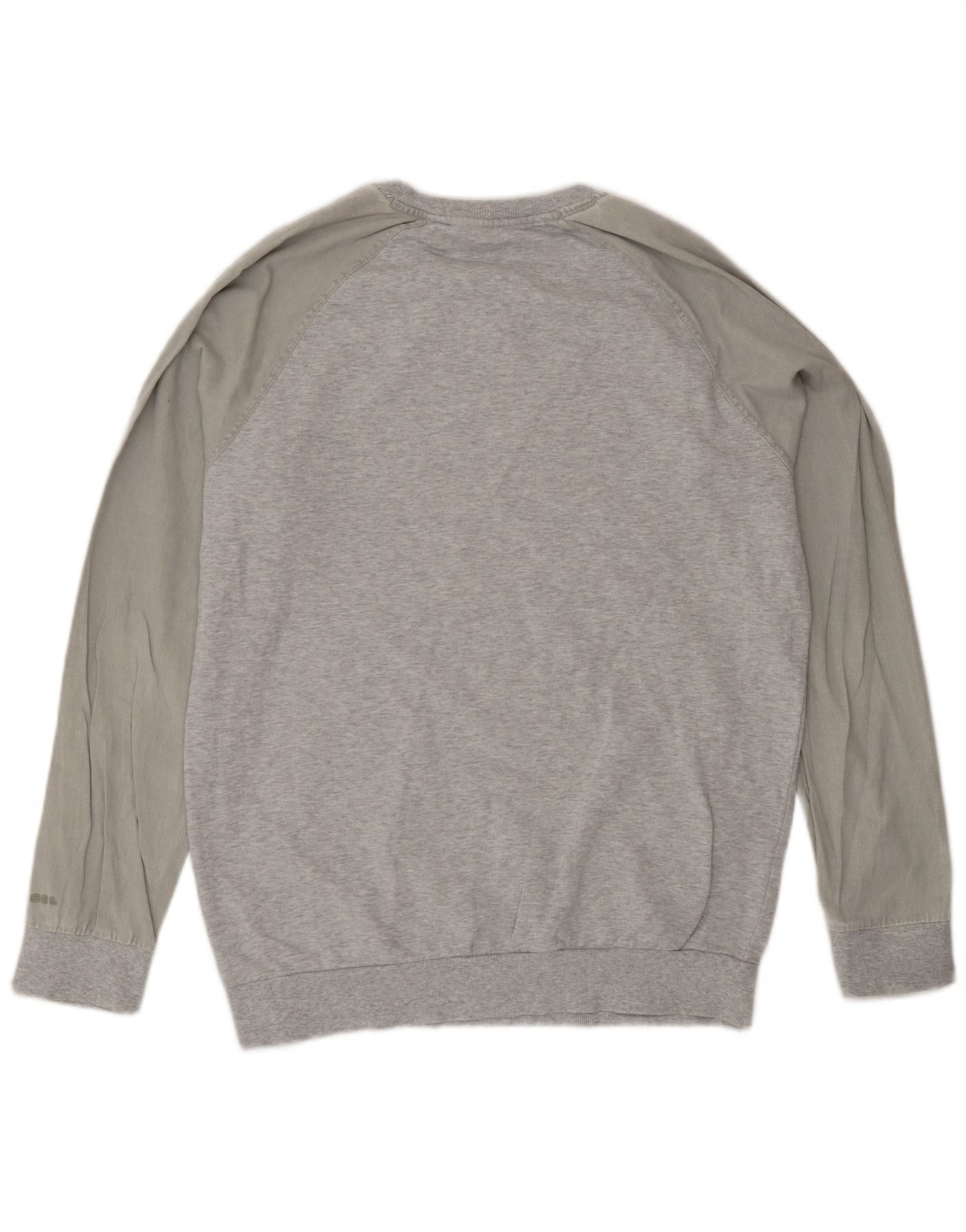 Diesel Mens Sweatshirt Jumper Large Grey Size US XL / EU 56 / 4 - 2 Thumbnail