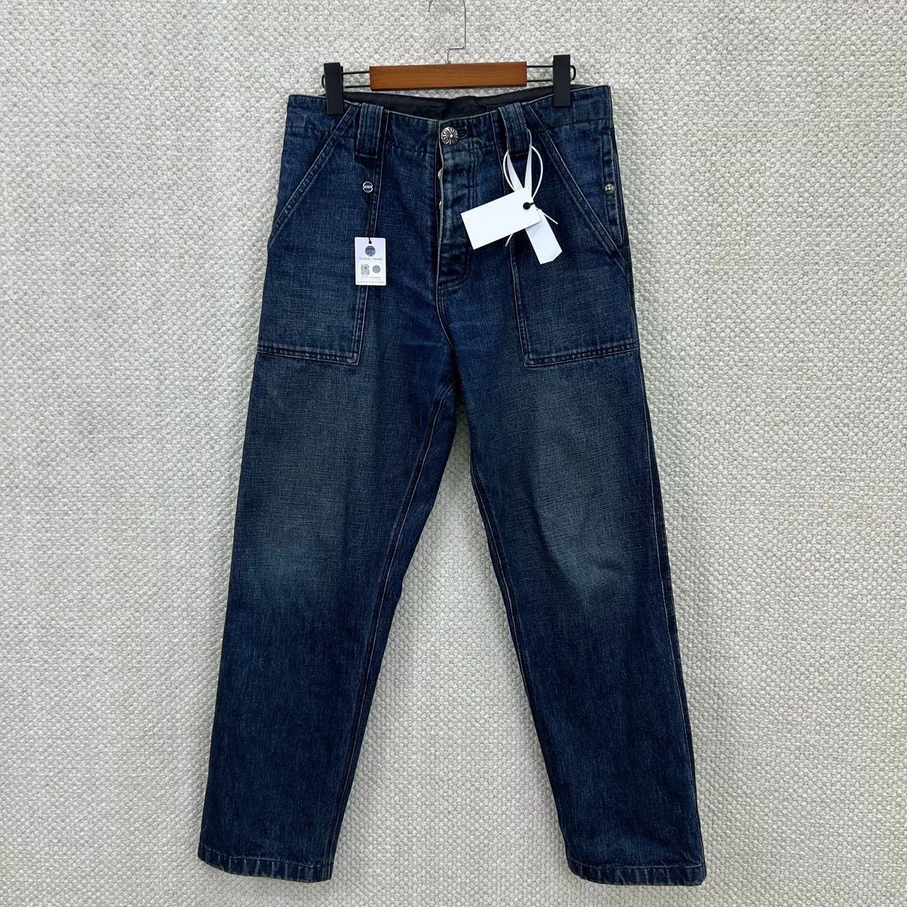 Chrome Hearts Chrome Hearts Washed Denim Jeans Size 32 Size US 32 / EU 48 - 2 Thumbnail
