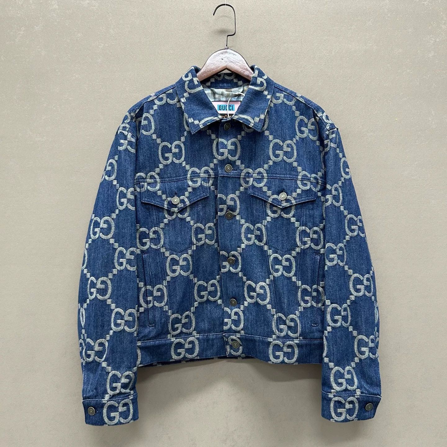 Gucci Gucci GG Monogram Denim Jacket Size S Size US S / EU 44-46 / 1 - 2 Thumbnail