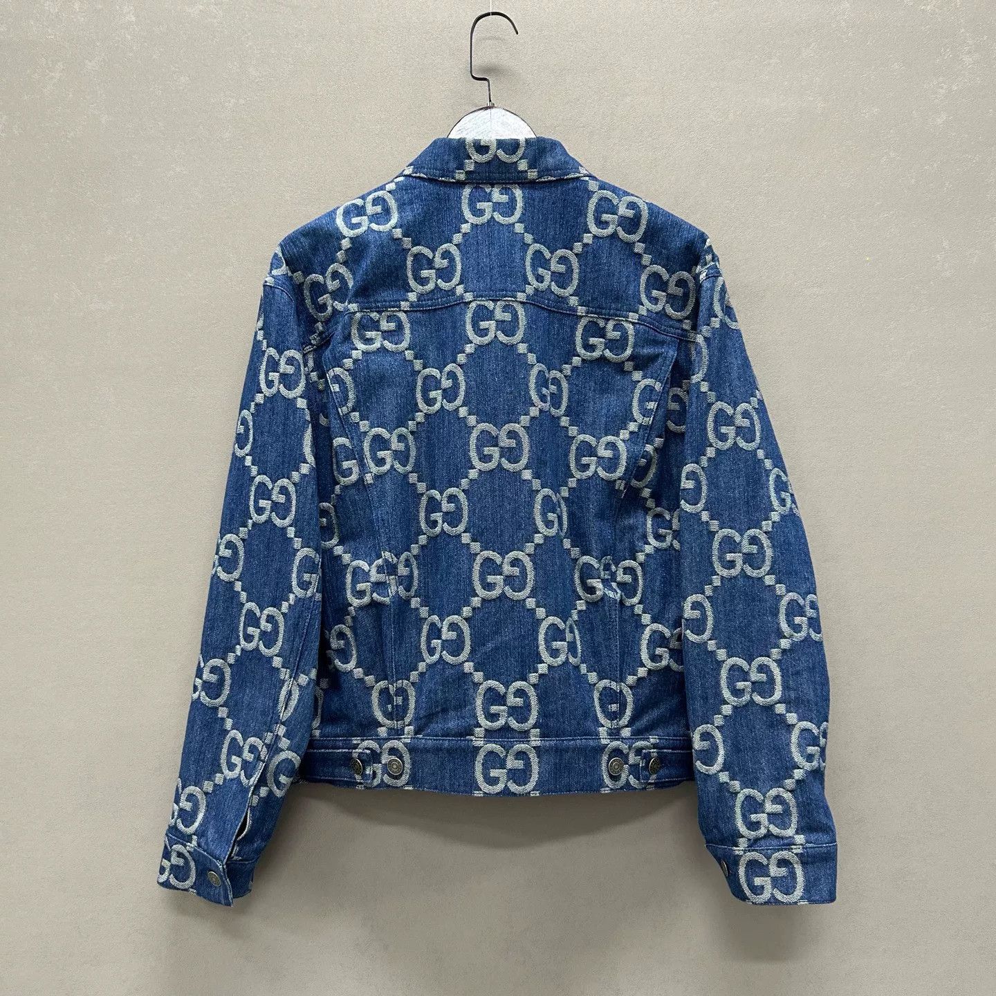 Gucci Gucci GG Monogram Denim Jacket Size S Size US S / EU 44-46 / 1 - 3 Thumbnail