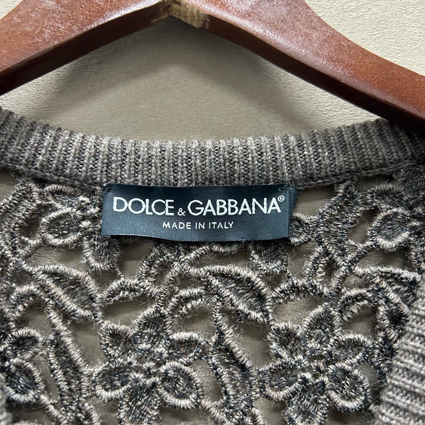 Dolce & Gabbana Dolce & Gabbana Openwork Knit Cardigan Size M Size M / US 6-8 / IT 42-44 - 4 Thumbnail