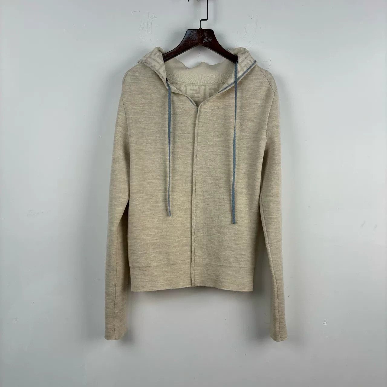 Fendi Fendi Beige Hooded Knit Sweater Size IT 38 Size XS / US 0-2 / IT 36-38 - 3 Thumbnail