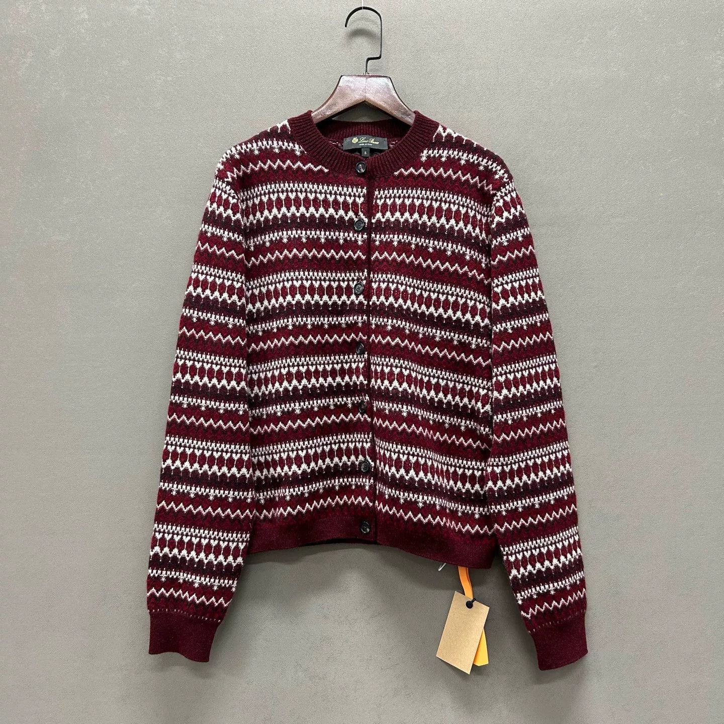 Loro Piana Loro Piana Fair Isle Cashmere Cardigan Size S Size S / US 4 / IT 40 - 2 Thumbnail