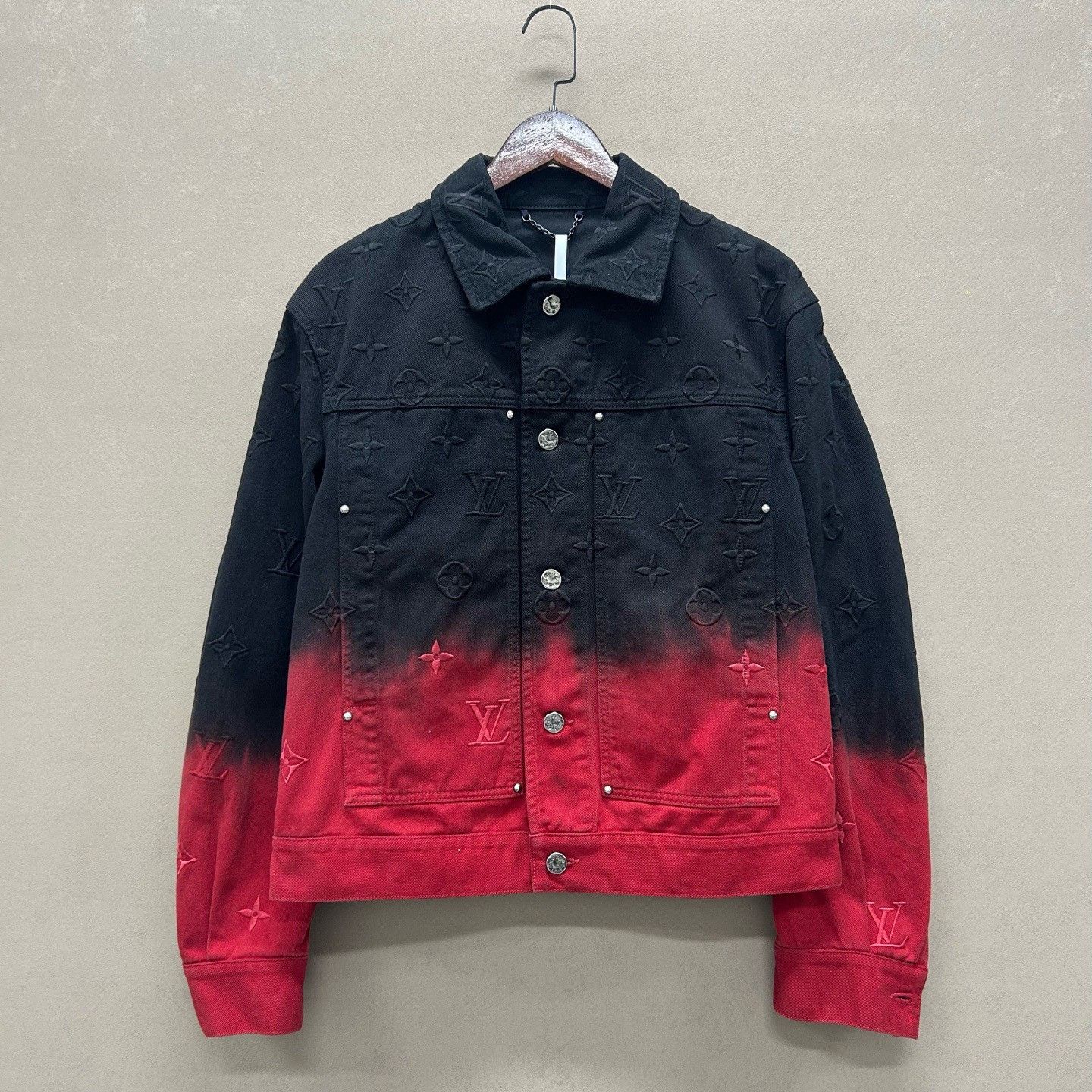 Louis Vuitton Louis Vuitton Monogram Gradient Denim Jacket 48 Size US M / EU 48-50 / 2 - 2 Thumbnail