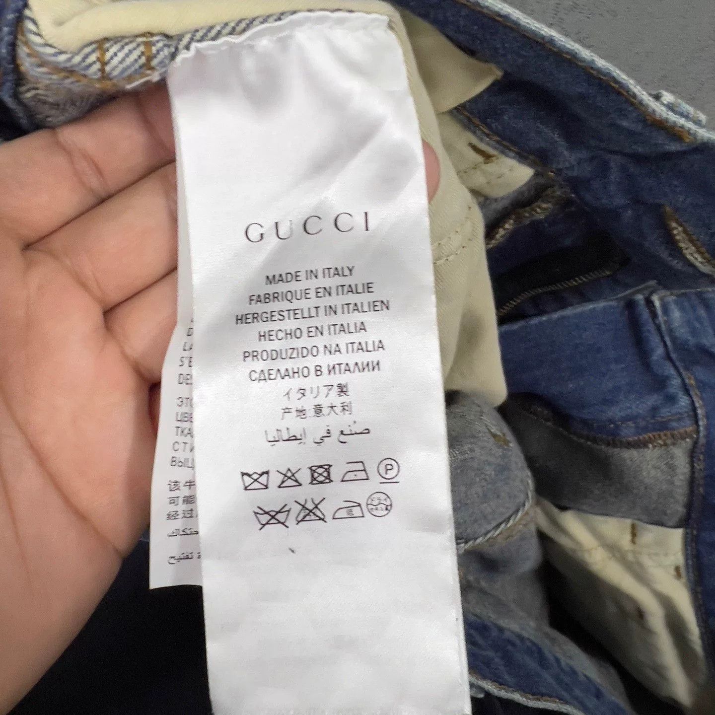 Gucci Gucci Floral Embroidered Denim Jeans Size 32 Size US 32 / EU 48 - 6 Thumbnail