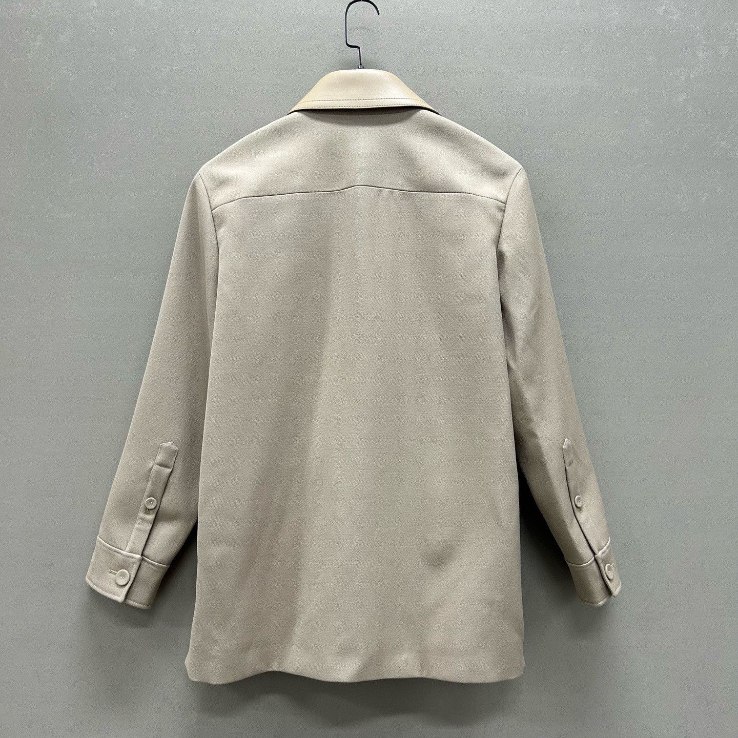 Fendi Fendi Wool Jacket with Leather Collar Size 36 Size XS / US 0-2 / IT 36-38 - 3 Thumbnail