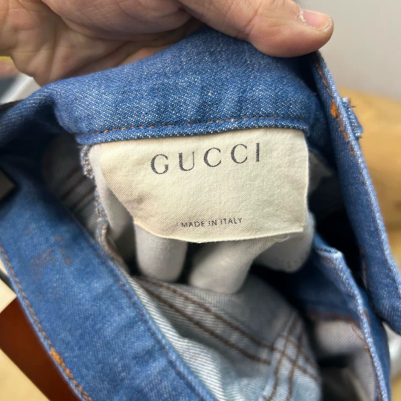 Gucci Gucci Side Stripe Denim Jeans Size 32 Size US 32 / EU 48 - 4 Thumbnail