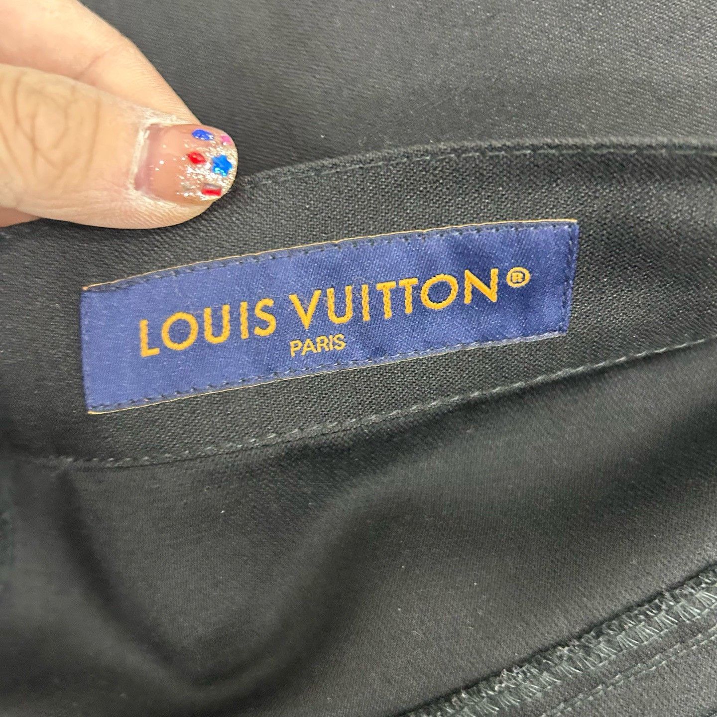 Louis Vuitton Louis Vuitton Leather Patch Wool Pants Size 50 Size US 34 / EU 50 - 5 Thumbnail