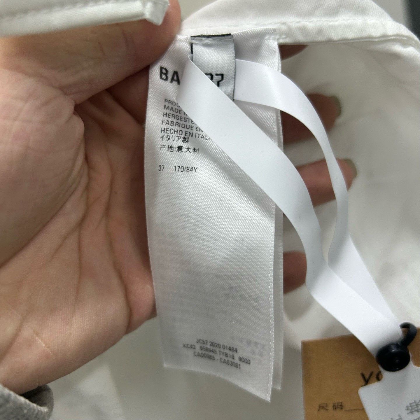 Balenciaga Balenciaga Embroidered Logo Button Up Shirt Size S Size US S / EU 44-46 / 1 - 6 Thumbnail