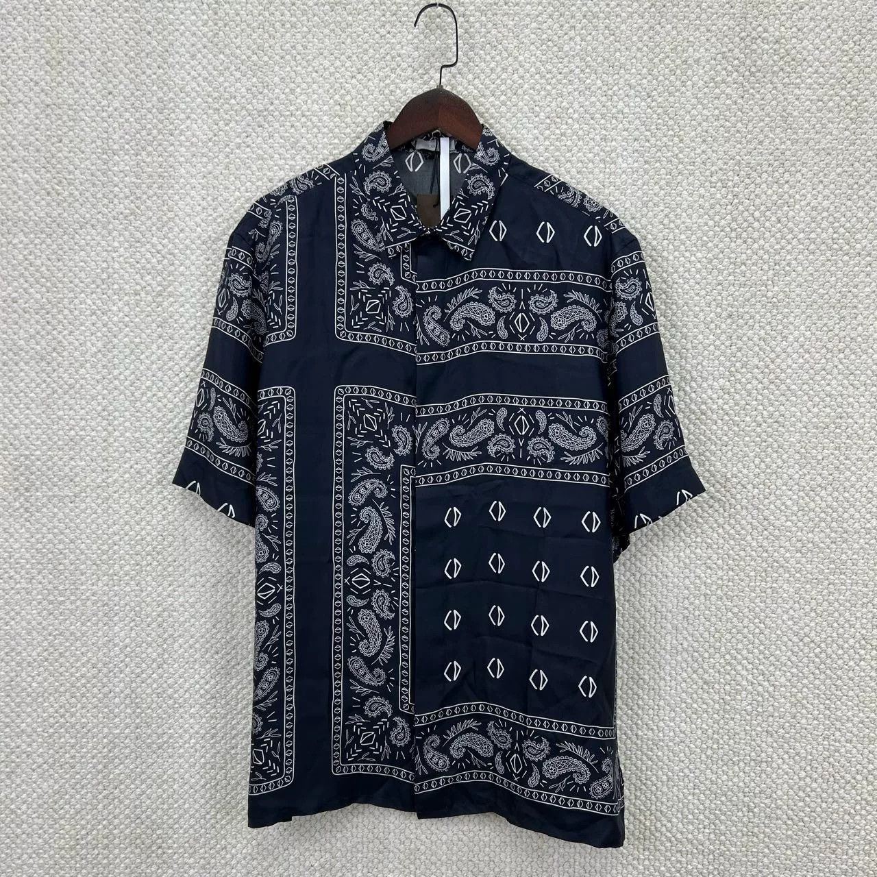 Dior Dior Paisley Print Silk Shirt Size M Size US M / EU 48-50 / 2 - 2 Thumbnail