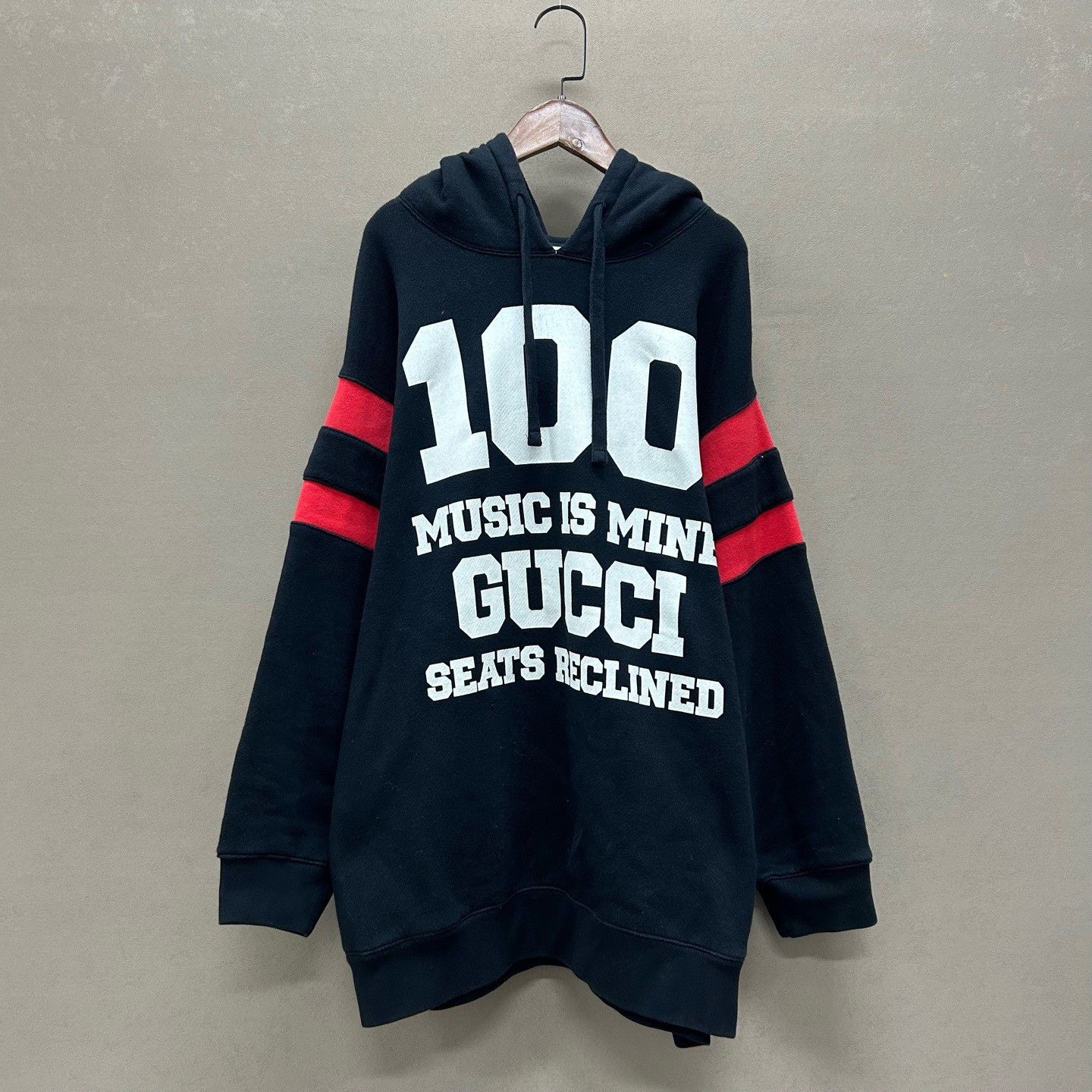 Gucci Gucci 100th Anniversary Logo Hoodie Size L Size US L / EU 52-54 / 3 - 2 Thumbnail