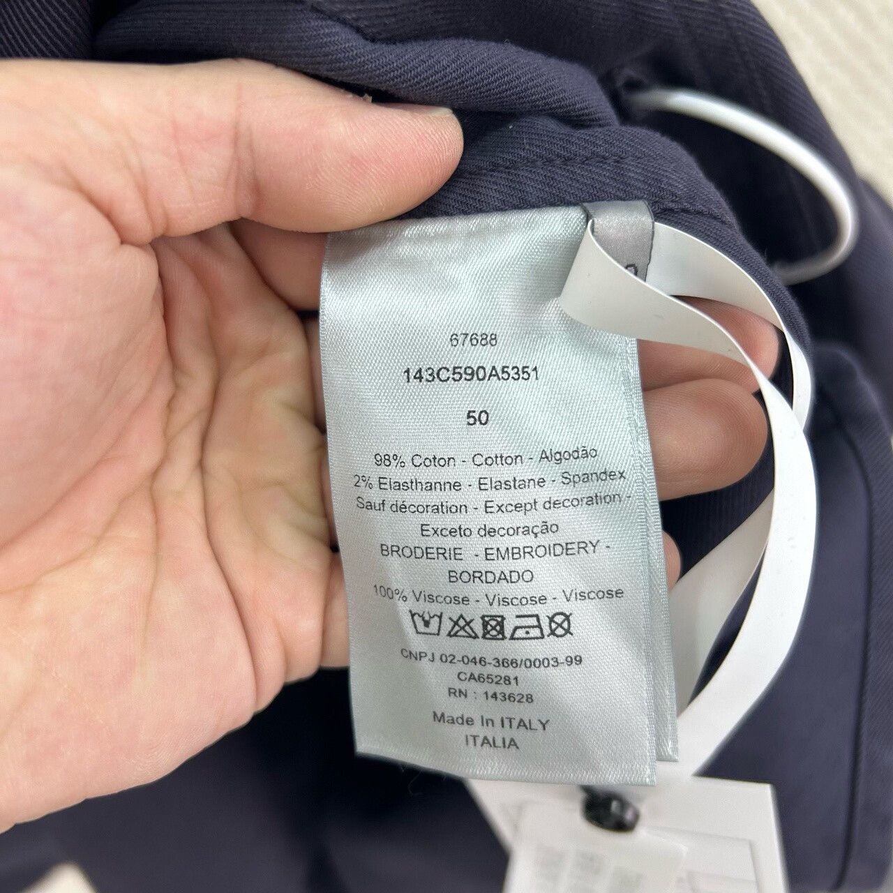 Dior Dior Cotton Shirt Jacket Size 50 Size US M / EU 48-50 / 2 - 5 Thumbnail