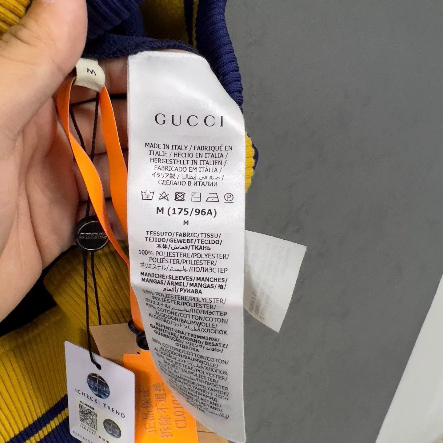 Gucci Gucci Embossed Logo Colorblock Hoodie Size M Size US M / EU 48-50 / 2 - 5 Thumbnail