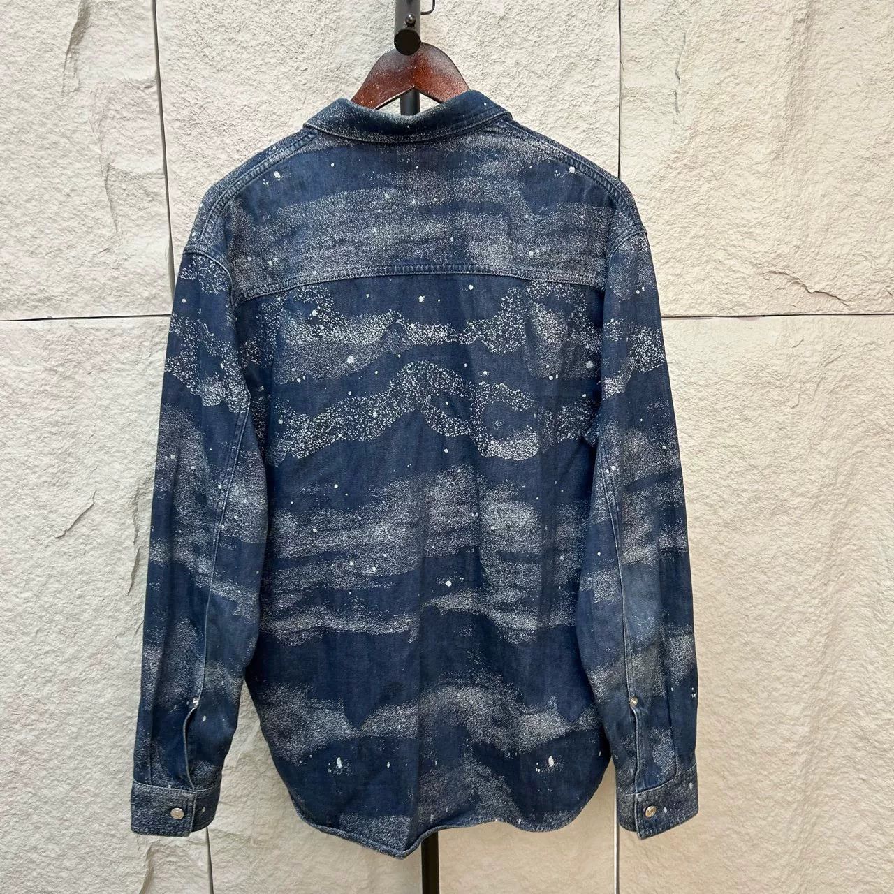 Dior Dior Starry Pattern Denim Shirt Size L Size US L / EU 52-54 / 3 - 3 Thumbnail
