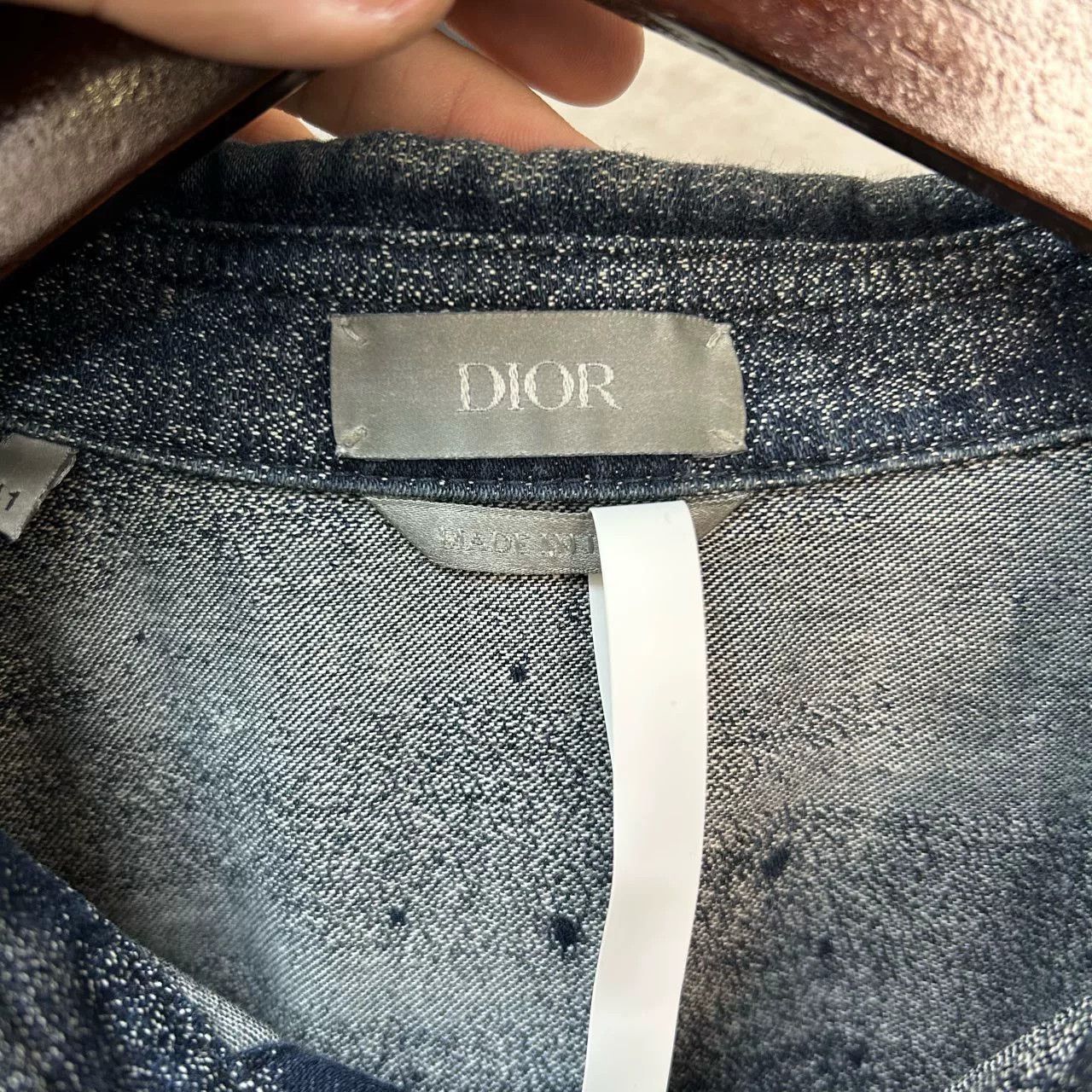 Dior Dior Starry Pattern Denim Shirt Size L Size US L / EU 52-54 / 3 - 4 Thumbnail