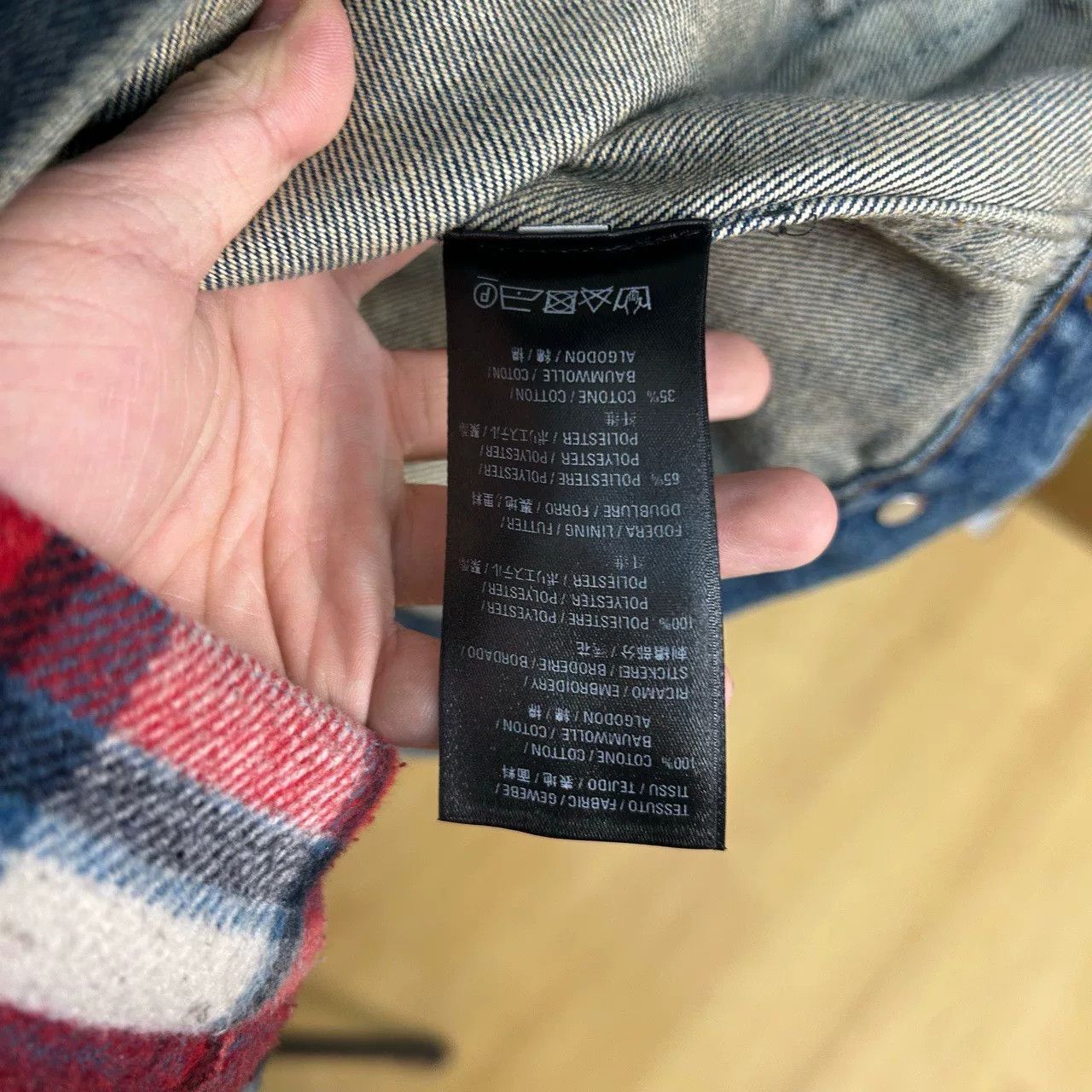 Balenciaga Balenciaga Logo Denim Jacket Size 48 Size US M / EU 48-50 / 2 - 5 Thumbnail