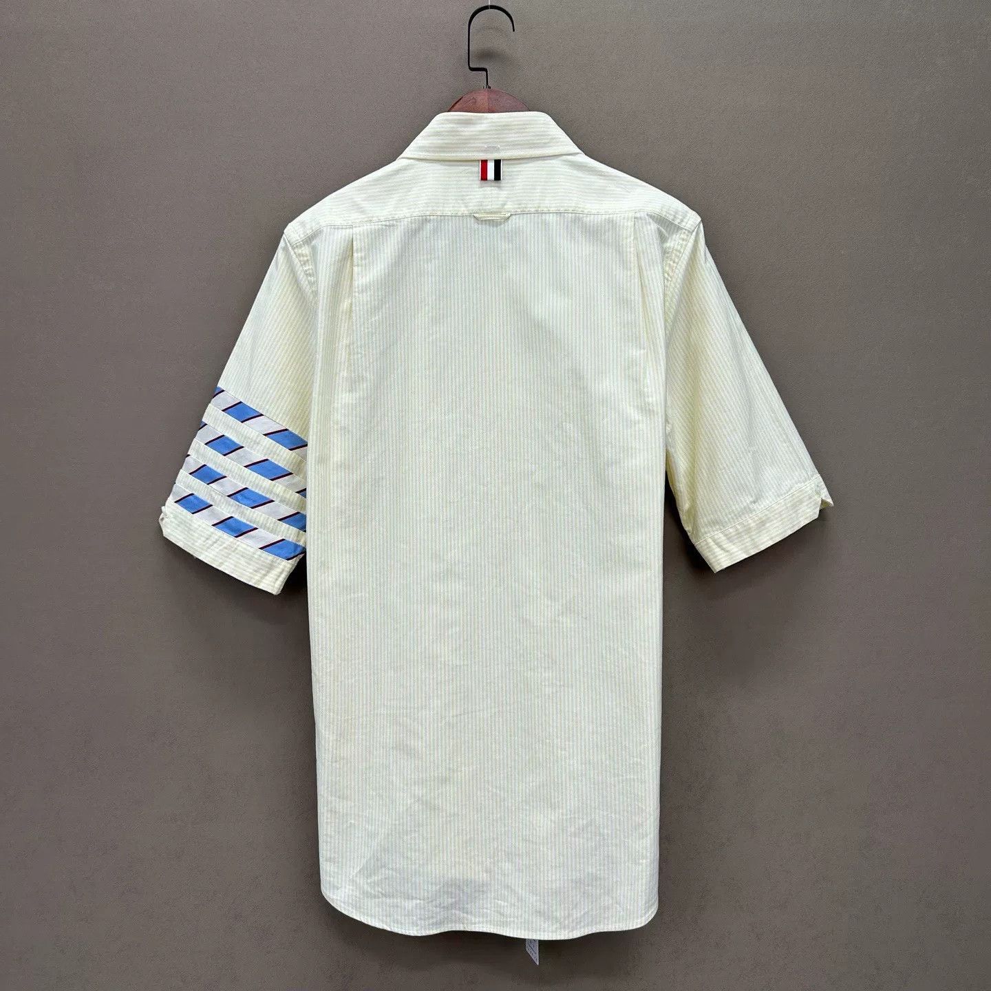 Thom Browne Thom Browne Striped Short Sleeve Shirt Size 2 Size US M / EU 48-50 / 2 - 3 Thumbnail