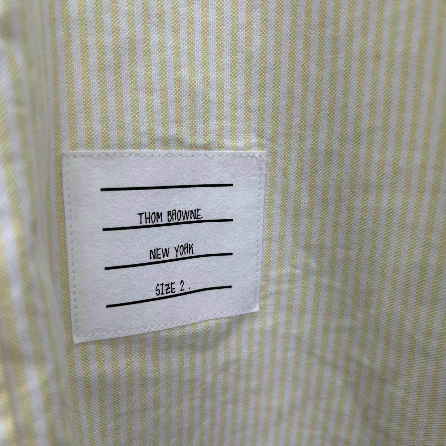 Thom Browne Thom Browne Striped Short Sleeve Shirt Size 2 Size US M / EU 48-50 / 2 - 4 Thumbnail