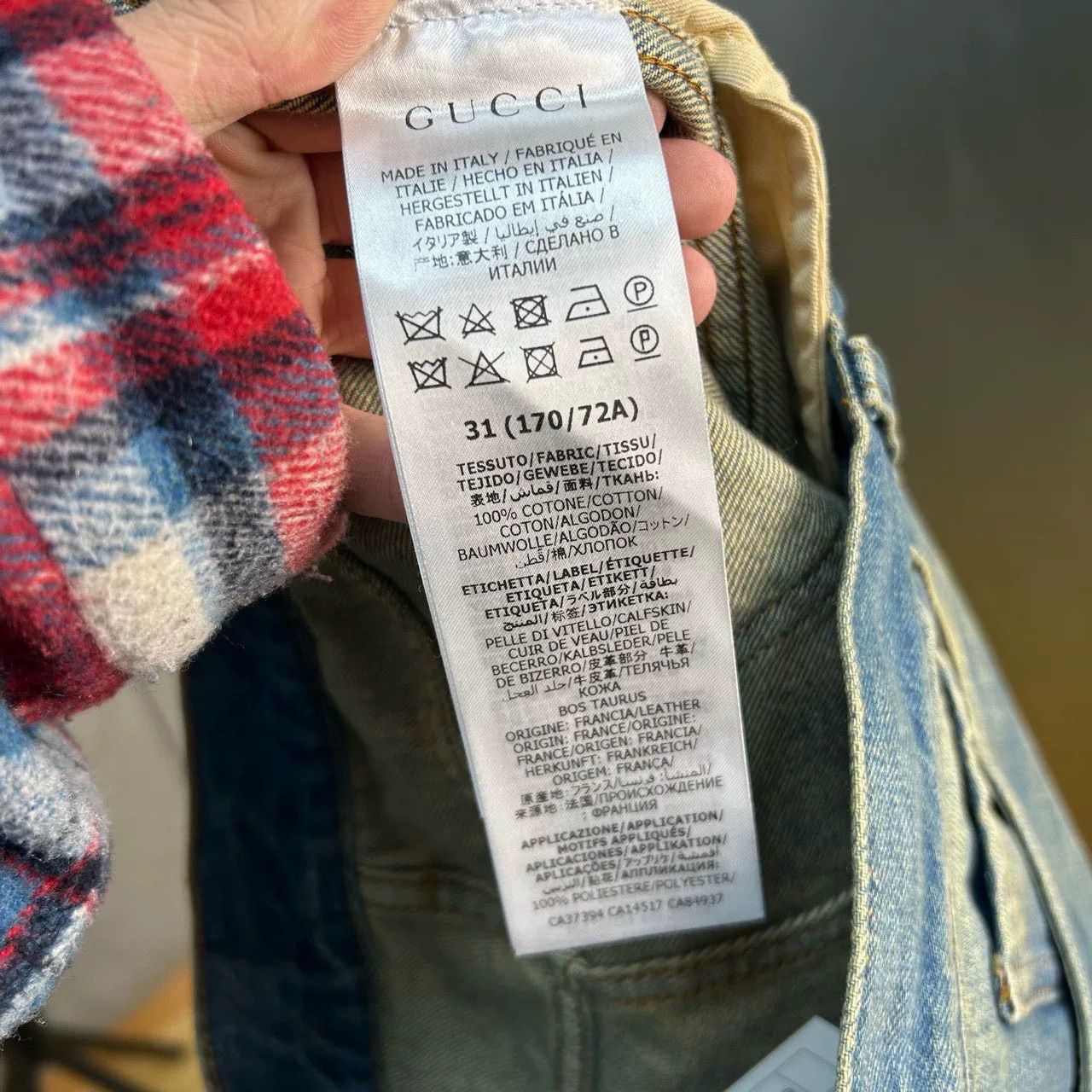 Gucci Gucci Blue Denim Jeans Size 31 Size US 31 - 5 Thumbnail