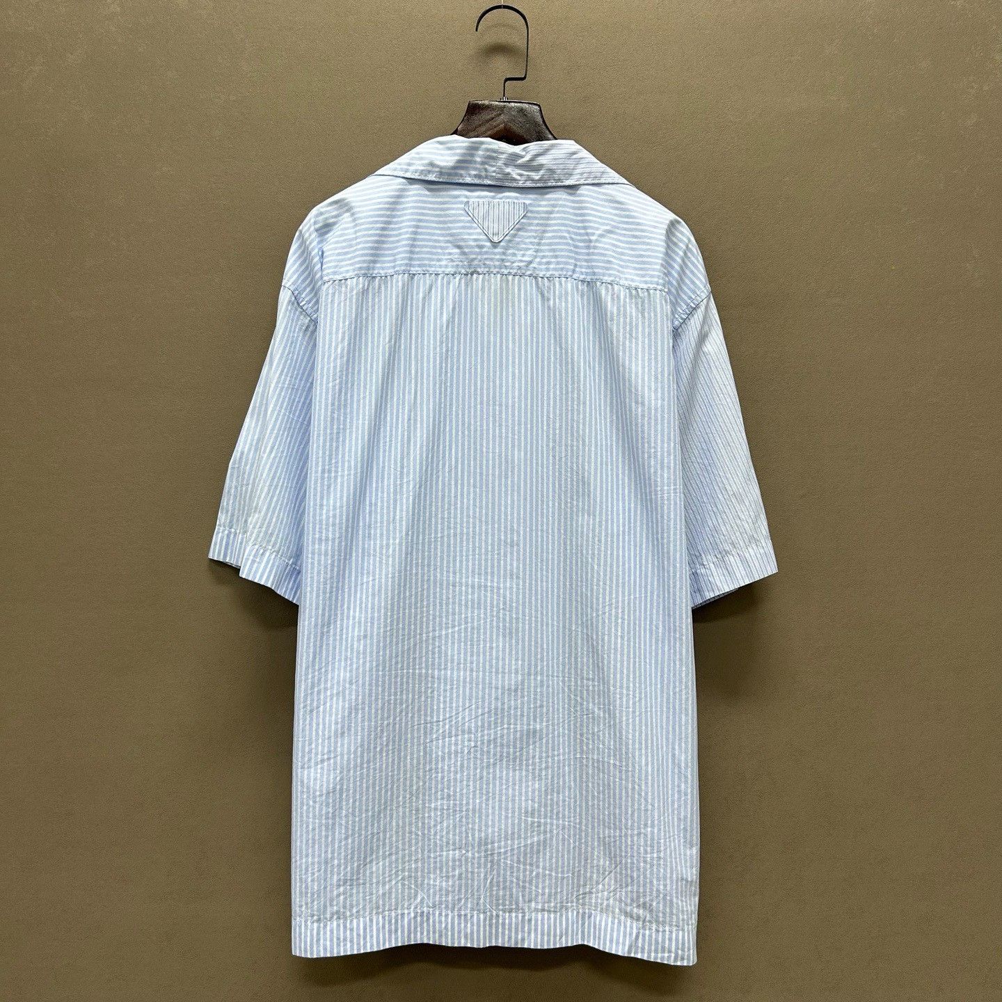 Prada Prada Striped Short Sleeve Shirt Size L Size US L / EU 52-54 / 3 - 3 Thumbnail