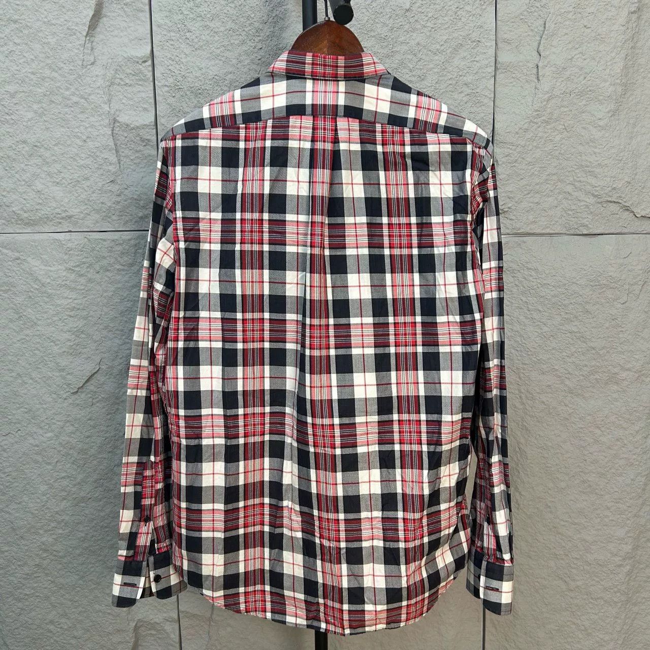 Alexander McQueen Alexander McQueen Plaid Panel Shirt Size M Size US M / EU 48-50 / 2 - 3 Thumbnail