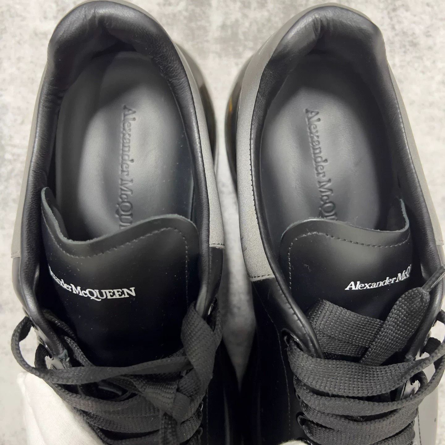 Alexander McQueen Alexander McQueen Black Transparent Sole Sneakers Size 10 Size US 10 / EU 43 - 7 Thumbnail