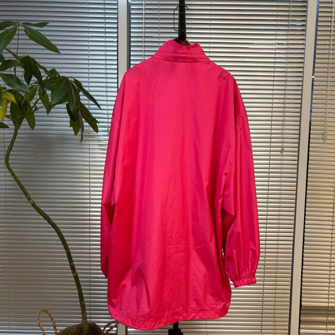 Balenciaga Balenciaga Pink Logo Hooded Jacket One Size Size ONE SIZE - 9 Thumbnail