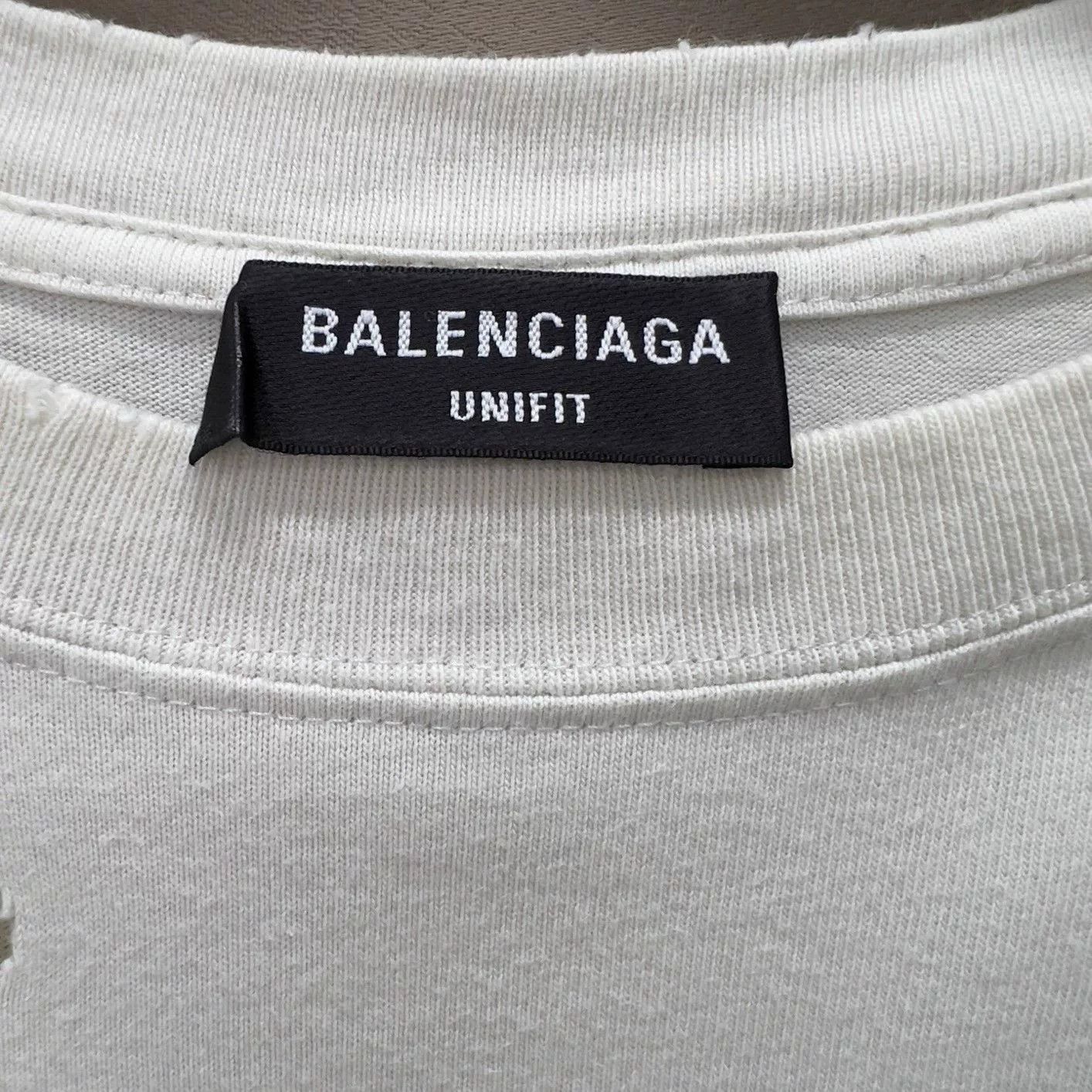 Balenciaga Balenciaga Hi My Name Is Graphic T-Shirt Size XS Size US XS / EU 42 / 0 - 6 Thumbnail