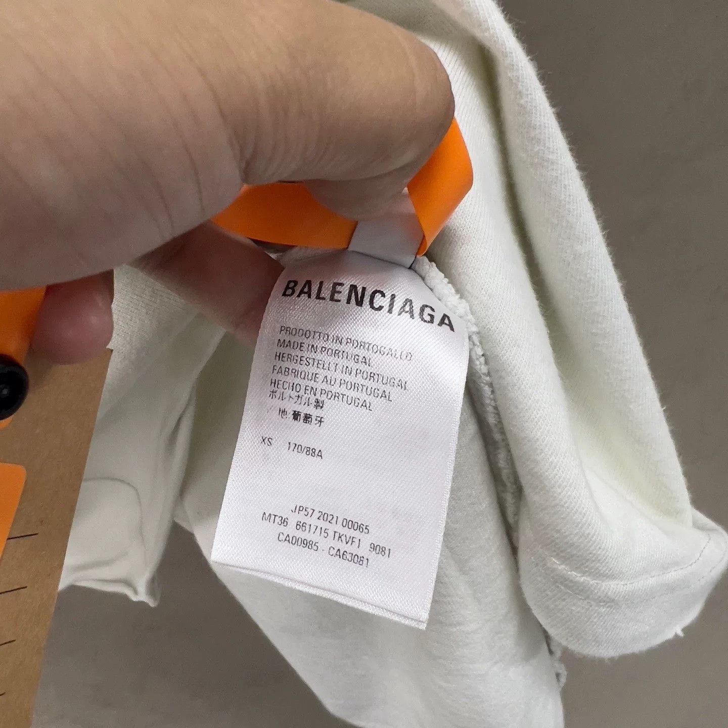 Balenciaga Balenciaga Hi My Name Is Graphic T-Shirt Size XS Size US XS / EU 42 / 0 - 7 Thumbnail