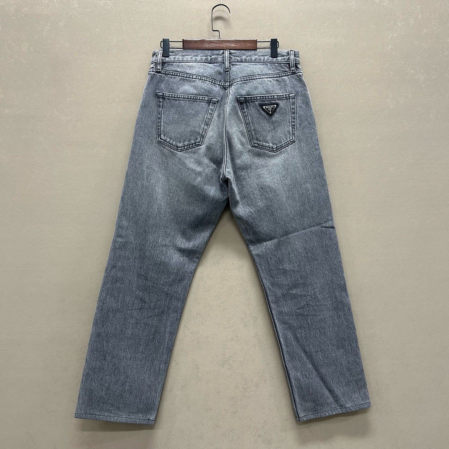 Prada Prada Grey Washed Denim Jeans Size 30 Size US 30 / EU 46 - 3 Thumbnail