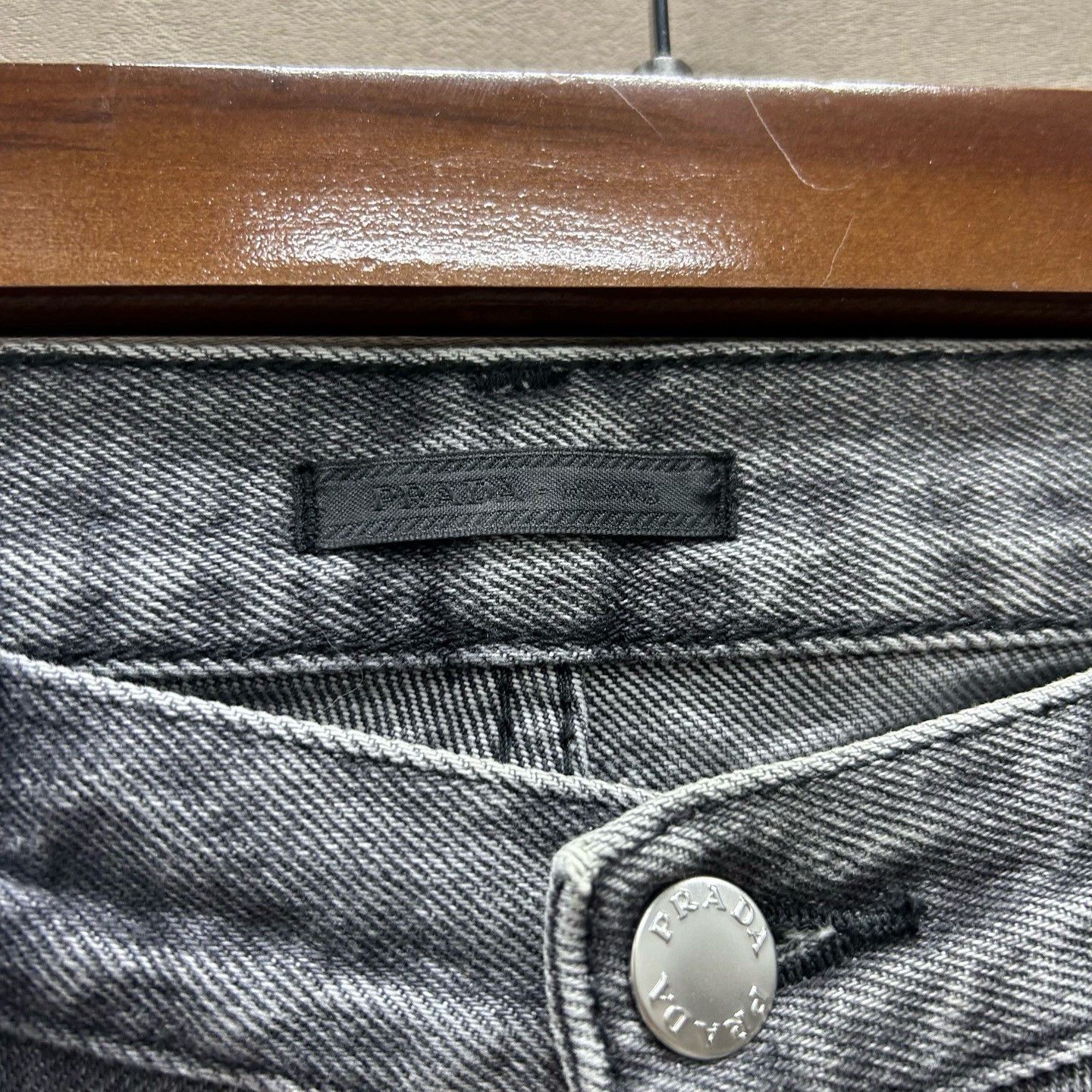 Prada Prada Grey Washed Denim Jeans Size 30 Size US 30 / EU 46 - 4 Thumbnail