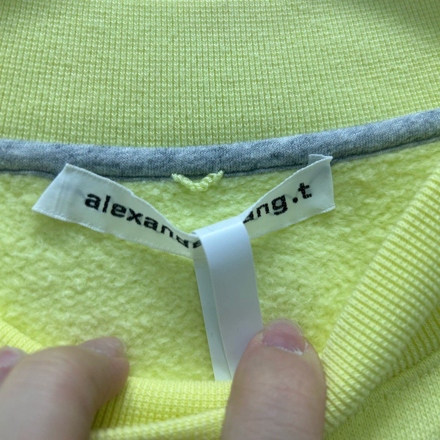 Alexander Wang Alexander Wang Neon Green Sweatshirt Size M Size M / US 6-8 / IT 42-44 - 3 Thumbnail