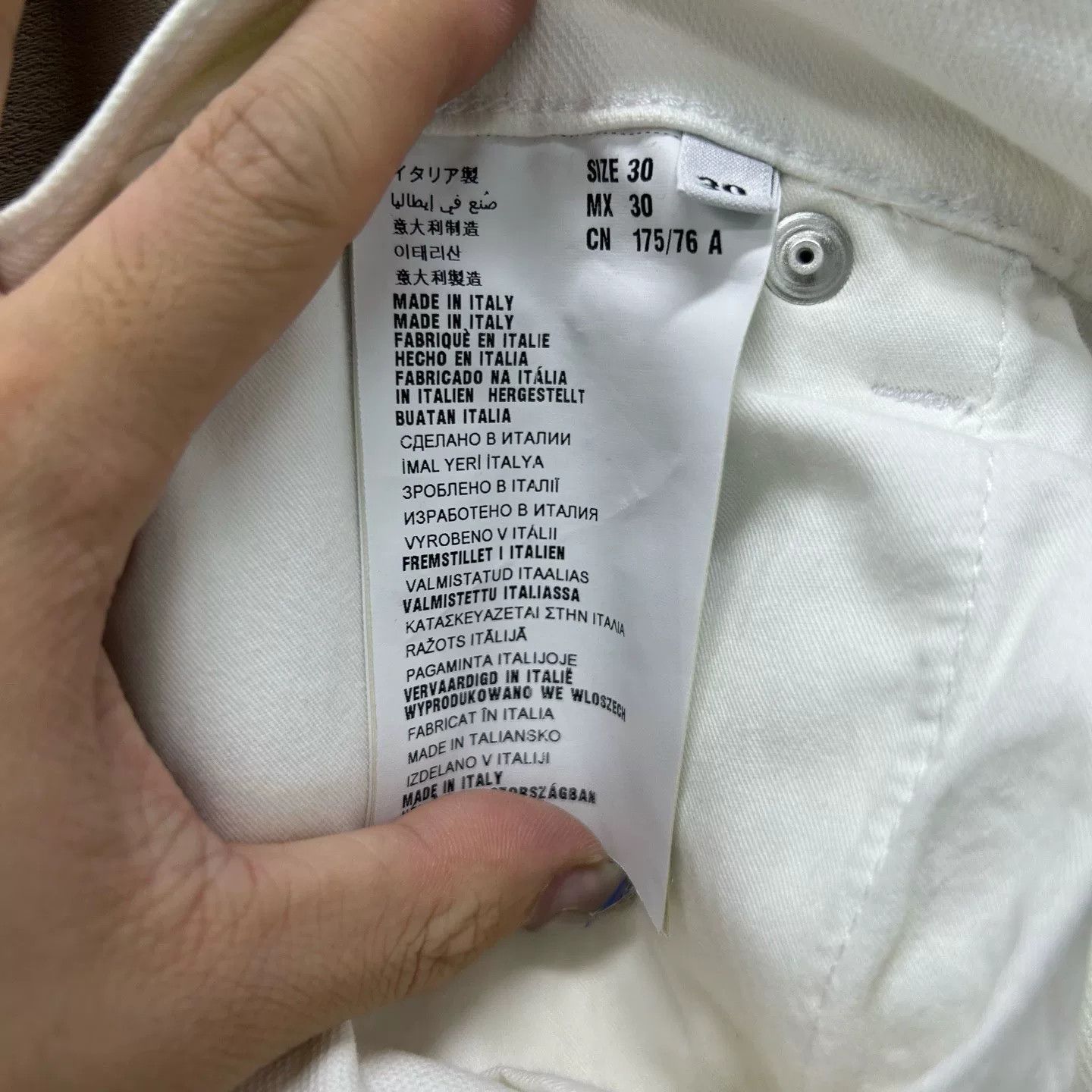 Prada Prada White Denim Jeans Size 30 Size US 30 / EU 46 - 5 Thumbnail