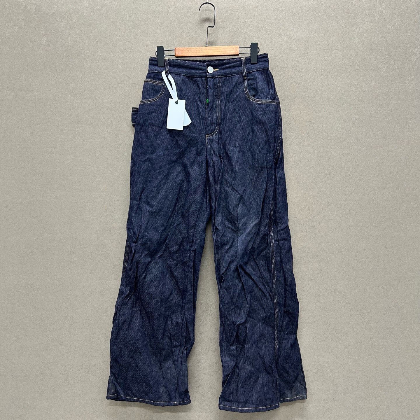 Bottega Veneta Bottega Veneta Salon 03 Metallic Fiber Denim Jeans Size 30 Size US 30 / EU 46 - 2 Thumbnail