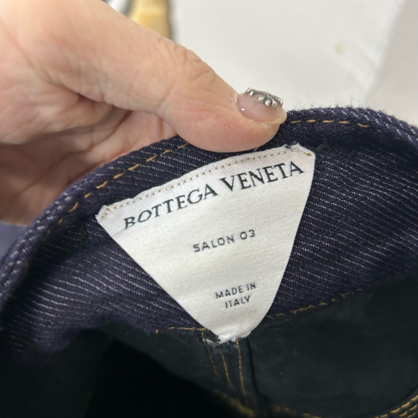Bottega Veneta Bottega Veneta Salon 03 Metallic Fiber Denim Jeans Size 30 Size US 30 / EU 46 - 4 Thumbnail