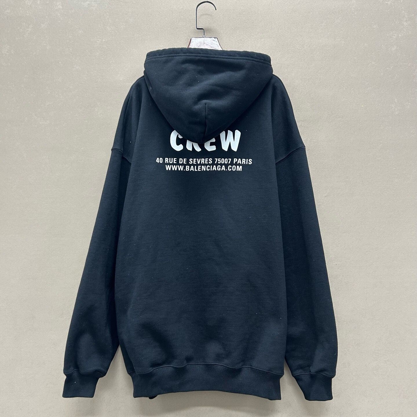 Balenciaga Balenciaga Crew Logo Hoodie Size S Size US S / EU 44-46 / 1 - 2 Thumbnail