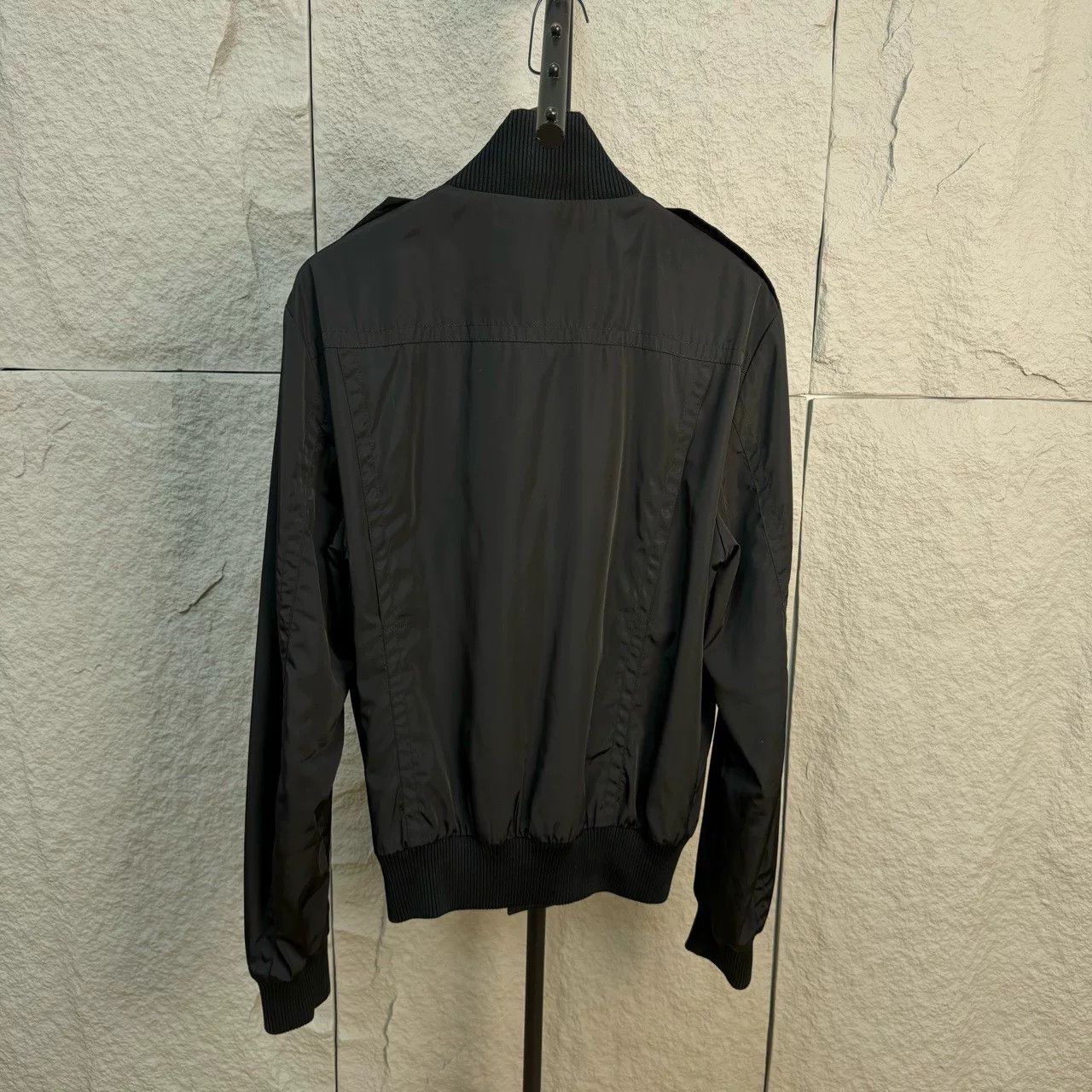 Gucci Gucci Black Nylon Bomber Jacket Size L Size US L / EU 52-54 / 3 - 3 Thumbnail
