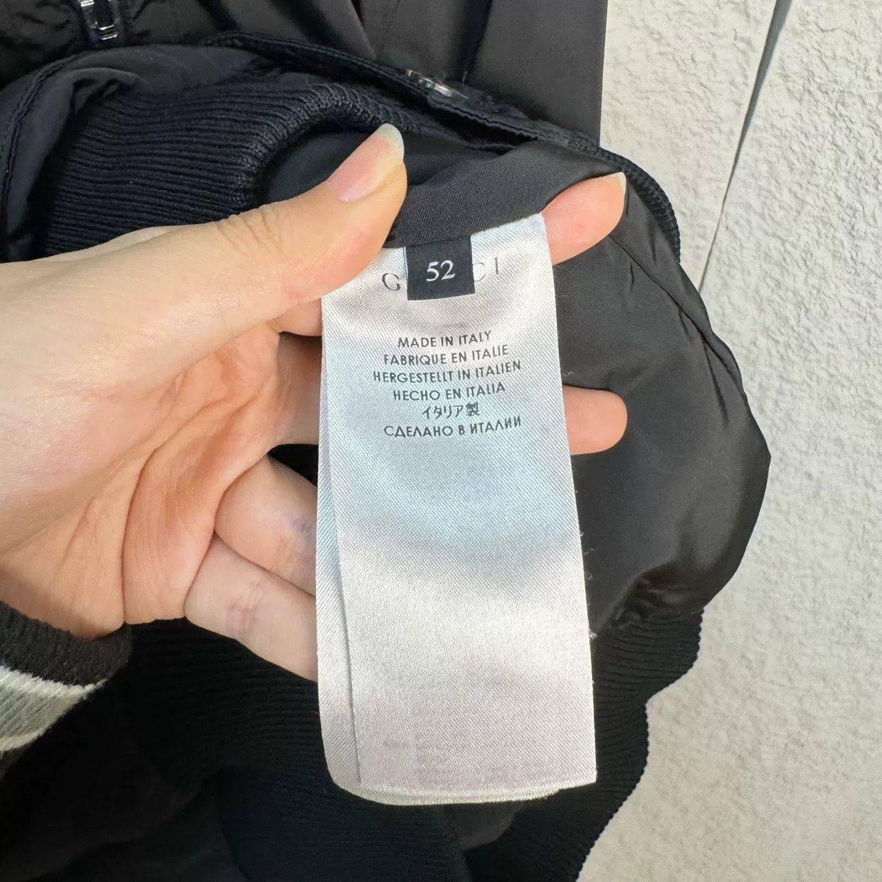Gucci Gucci Black Nylon Bomber Jacket Size L Size US L / EU 52-54 / 3 - 5 Thumbnail