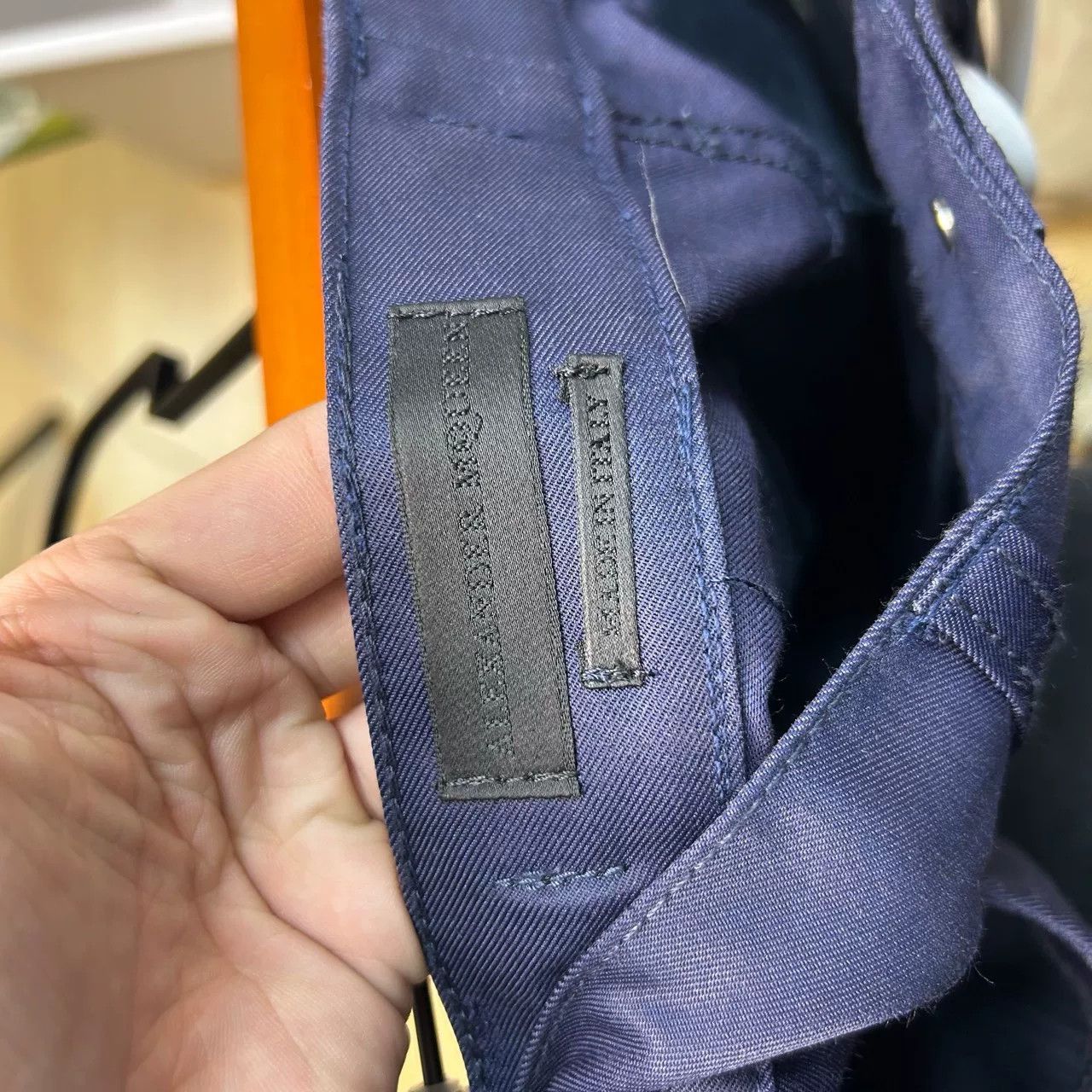 Alexander McQueen Alexander McQueen Blue Casual Pants Size 50 Size US 34 / EU 50 - 4 Thumbnail