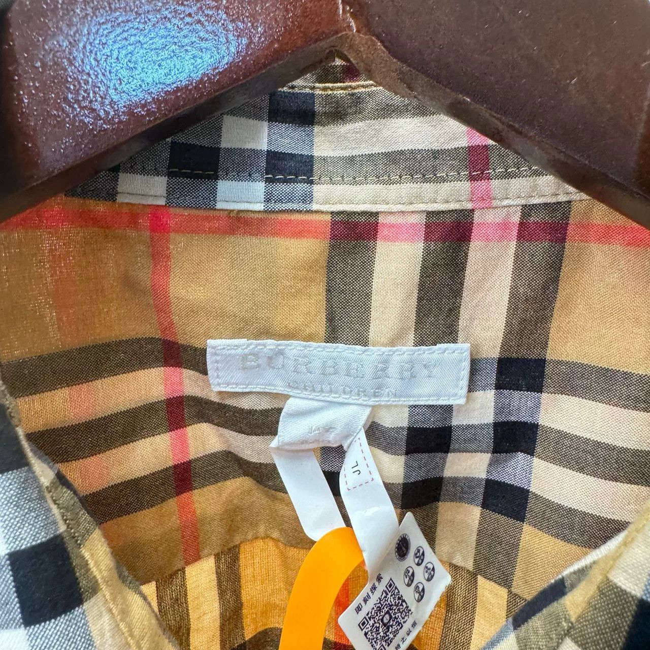 Burberry Burberry Classic Check Short Sleeve Shirt Size S Size US S / EU 44-46 / 1 - 4 Thumbnail