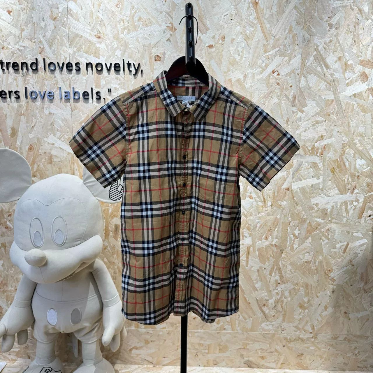 Burberry Burberry Classic Check Short Sleeve Shirt Size S Size US S / EU 44-46 / 1 - 2 Thumbnail