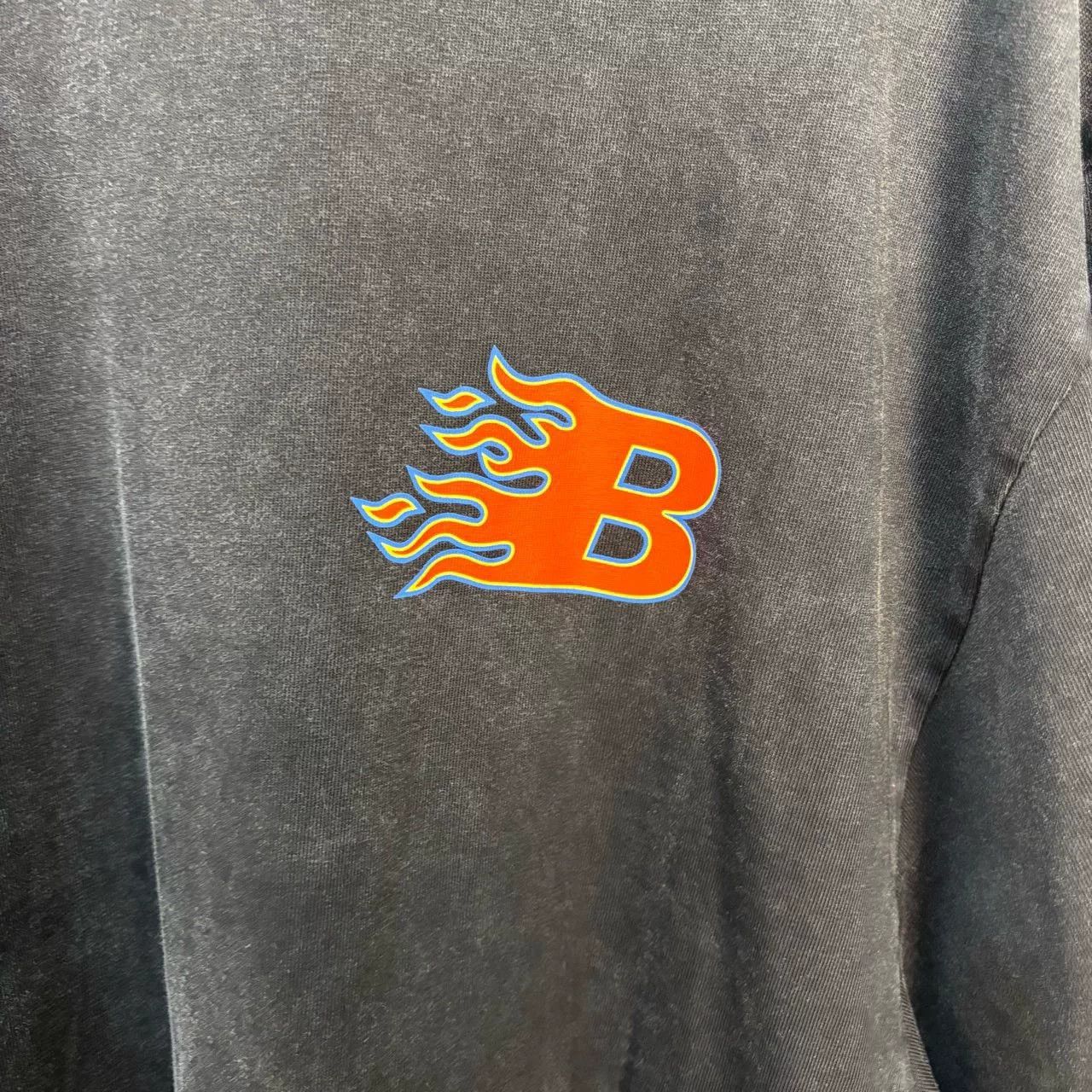 Balenciaga Balenciaga Flame B Logo T-Shirt Size XS Size US XS / EU 42 / 0 - 5 Thumbnail