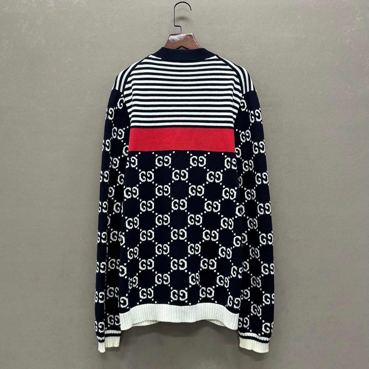 Gucci Gucci GG Logo Stripe Cardigan Size M Size US M / EU 48-50 / 2 - 3 Thumbnail