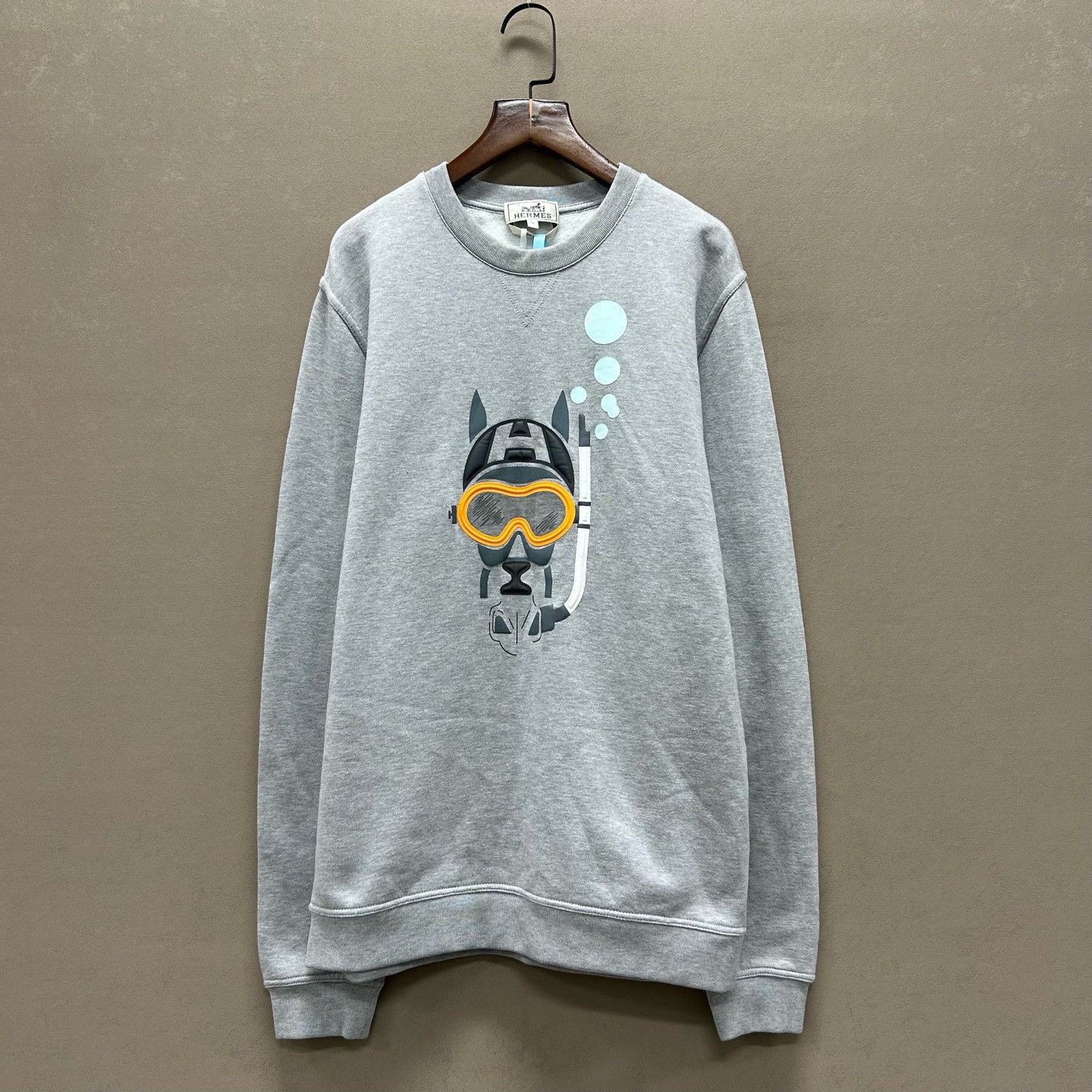 Hermes Hermes Diving Graphic Sweatshirt Size M Size US M / EU 48-50 / 2 - 2 Thumbnail